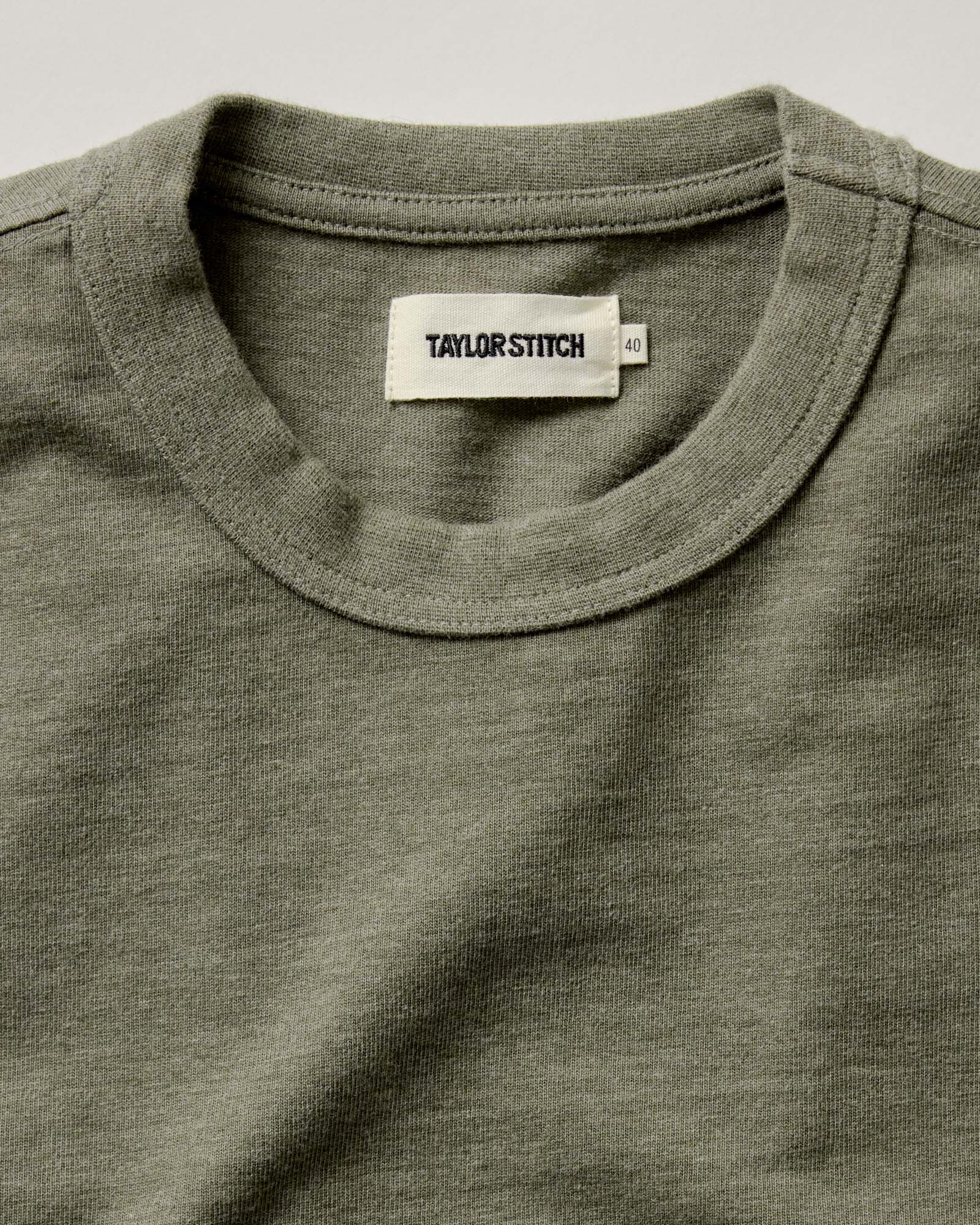 The Organic Cotton Shop Tee in Army Twist - Image 4
