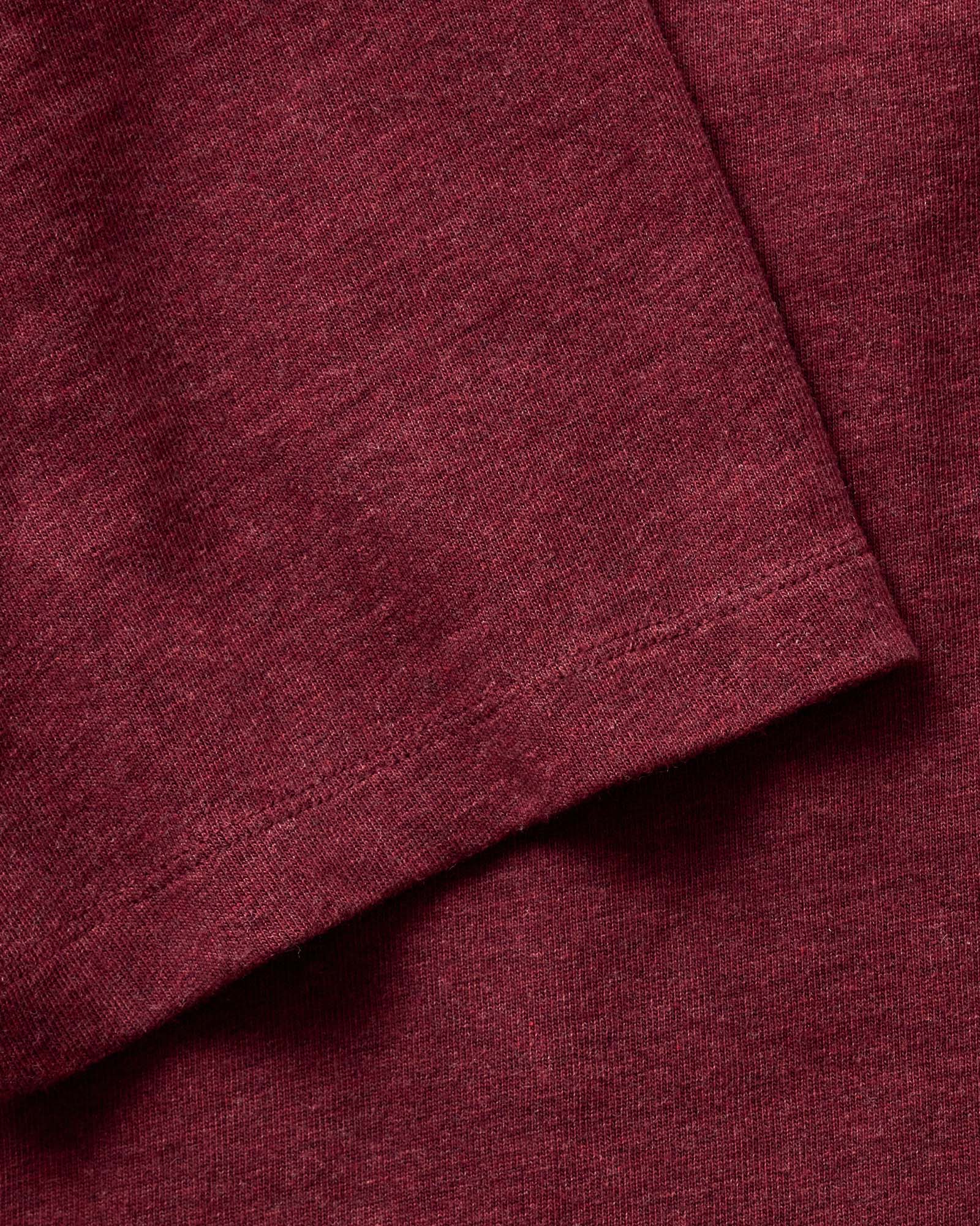 The Organic Cotton Shop Tee in Dried Cherry Twist - Image 5