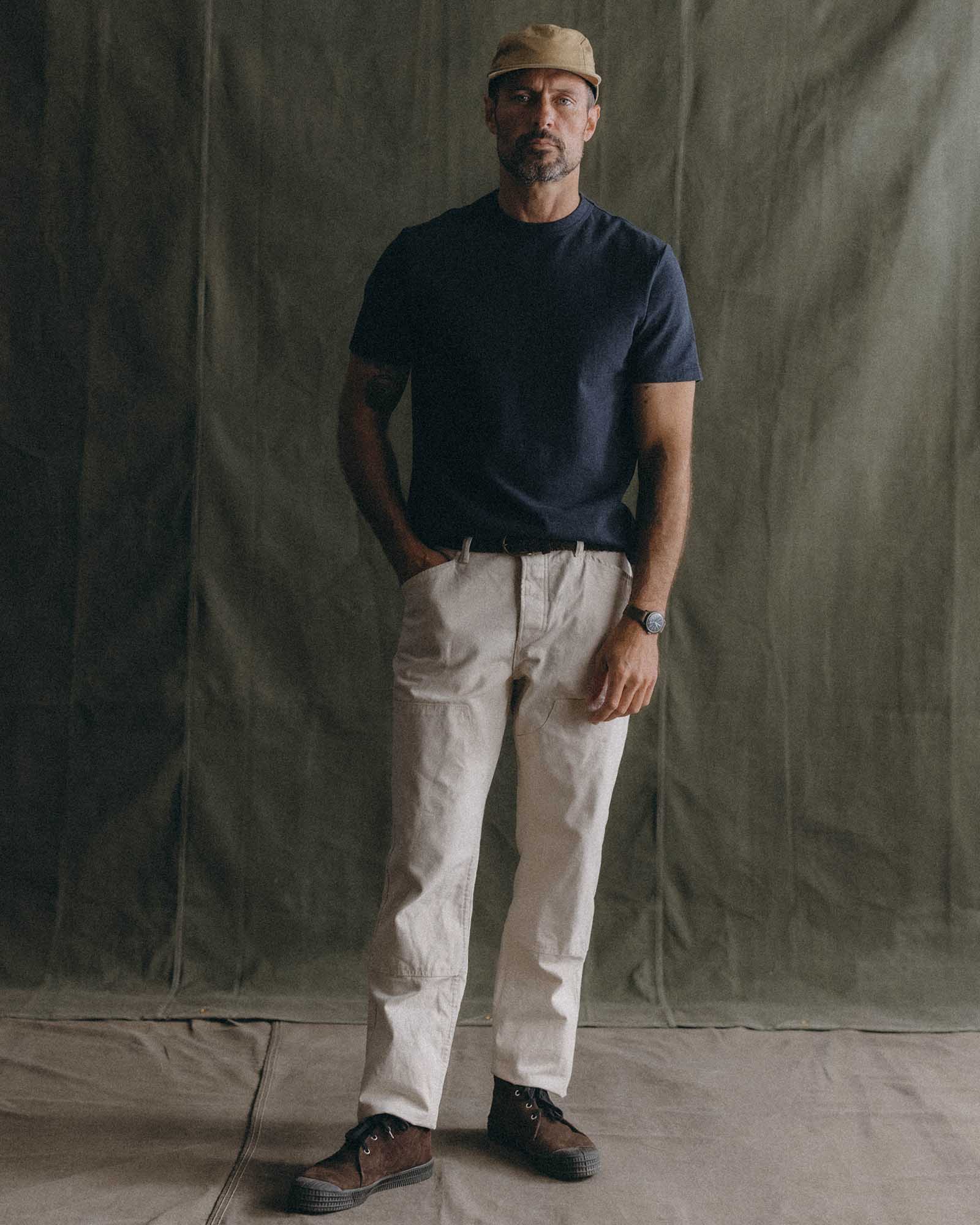 The Organic Cotton Shop Tee in Navy Twist - Image 4