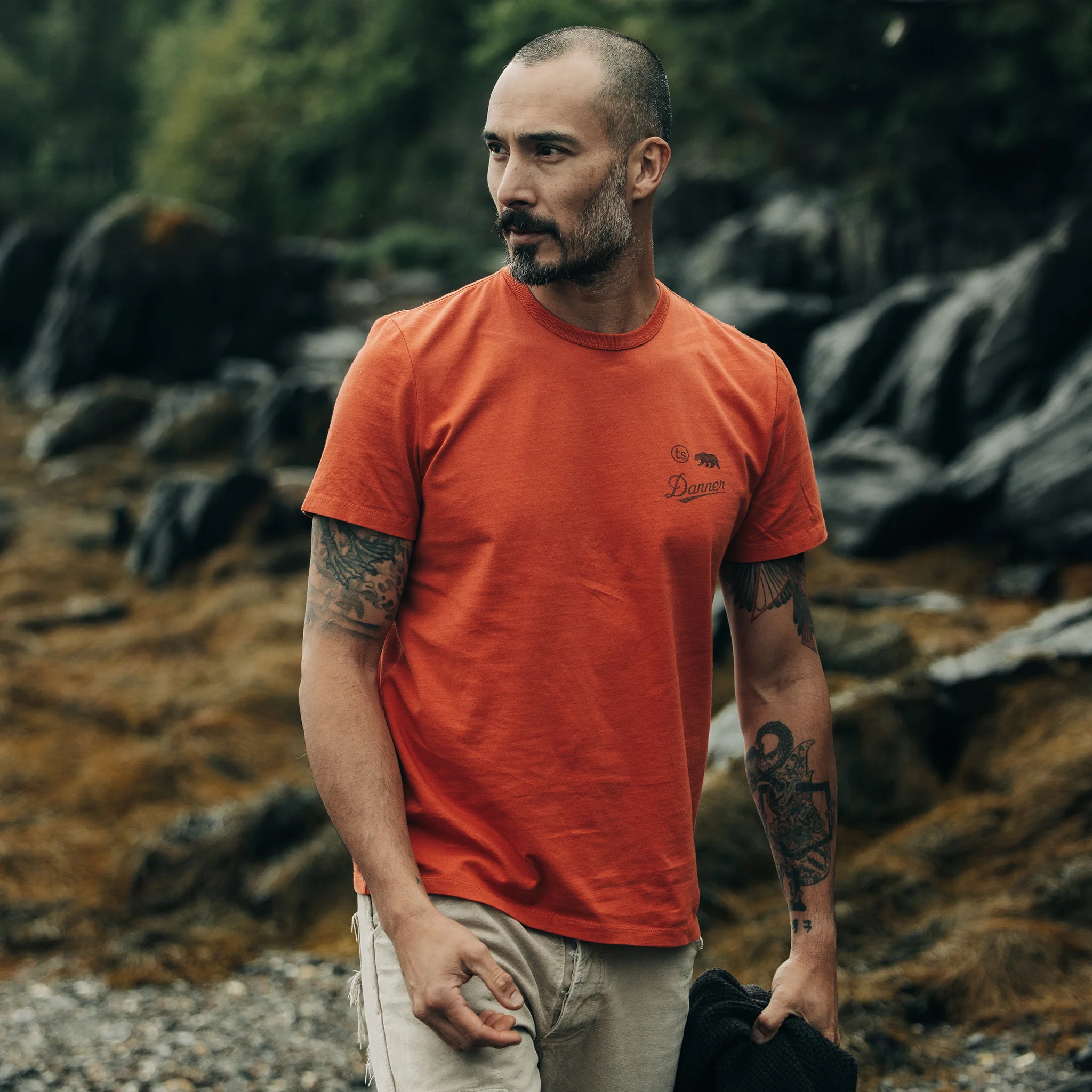 The Organic Cotton Tee in Coastal Trail - Image 2