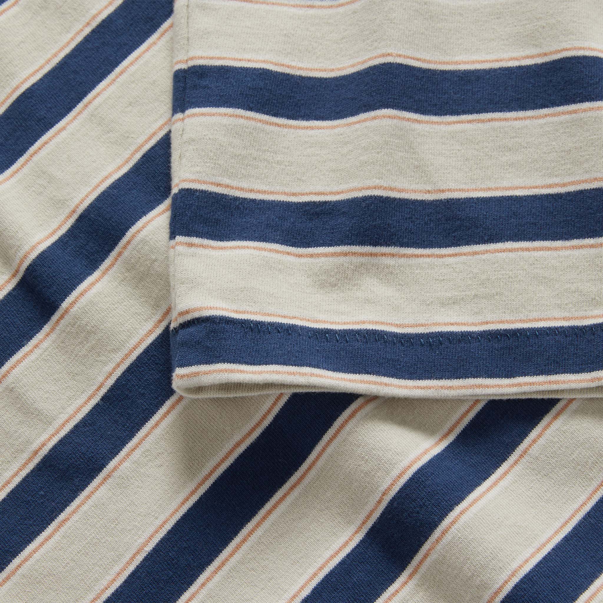 The Organic Cotton Tee in Daybreak Stripe - Image 6