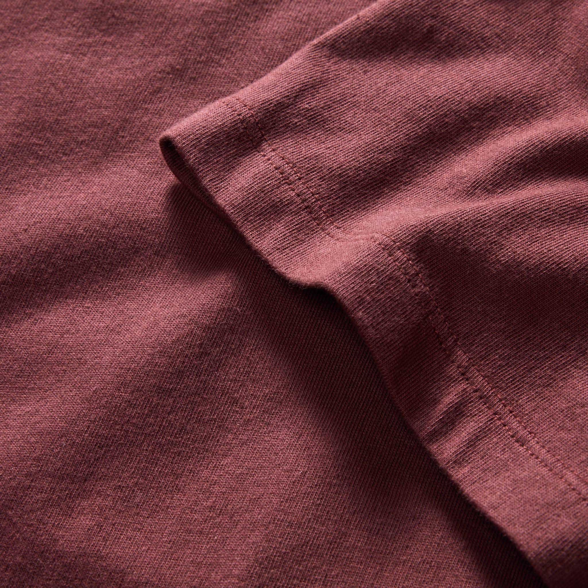 The Organic Cotton Tee in Dried Cherry - Image 6