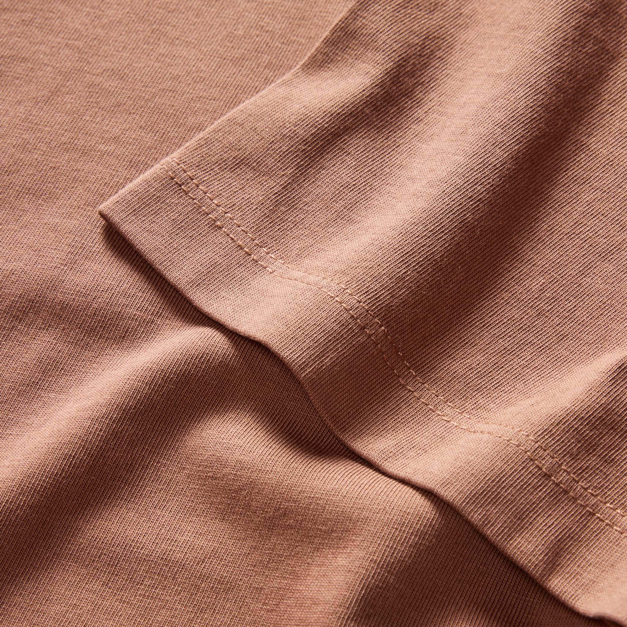 The Organic Cotton Tee in Faded Brick - Image 5