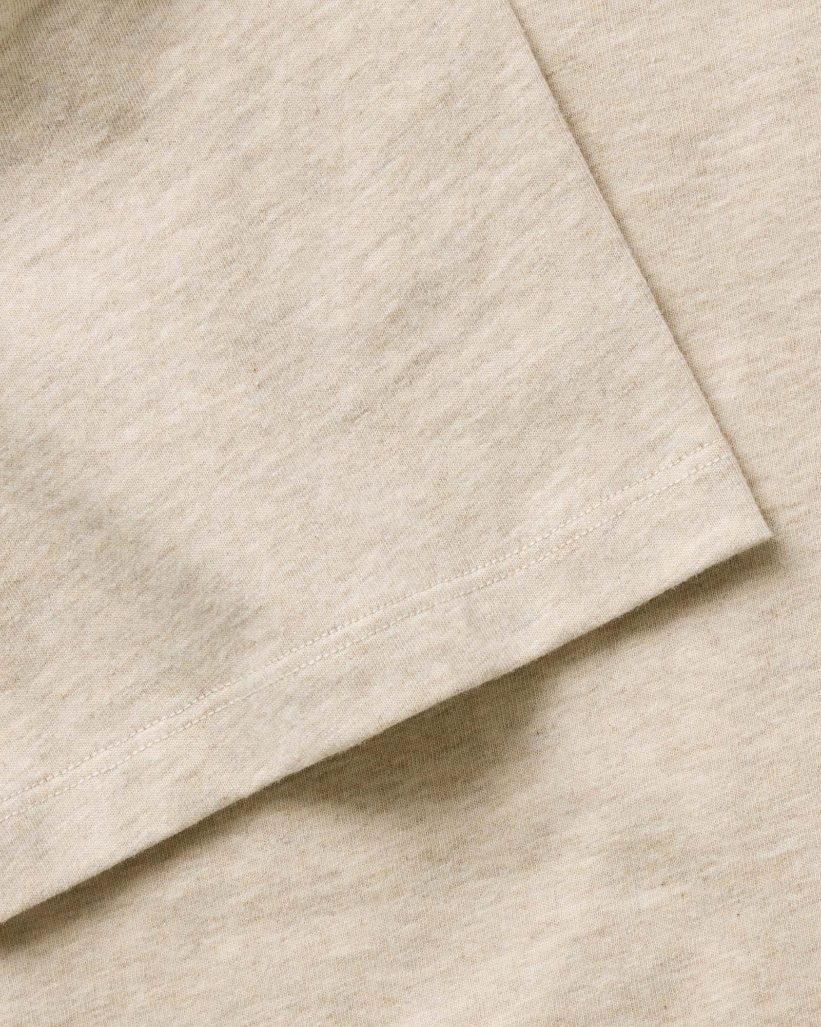 The Organic Cotton Tee in Heather Oat - Image 6