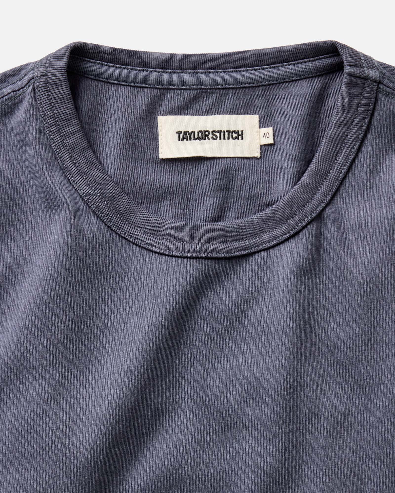 The Organic Cotton Tee in Navy - Image 5