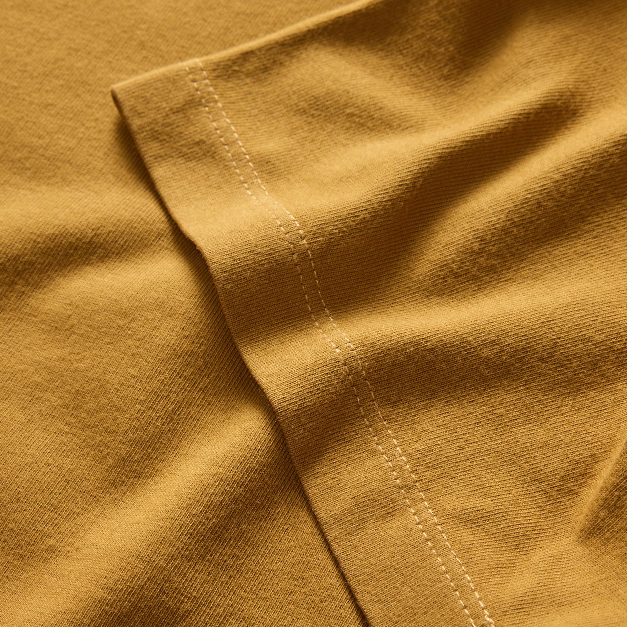 The Organic Cotton Tee in Old Gold - Image 6