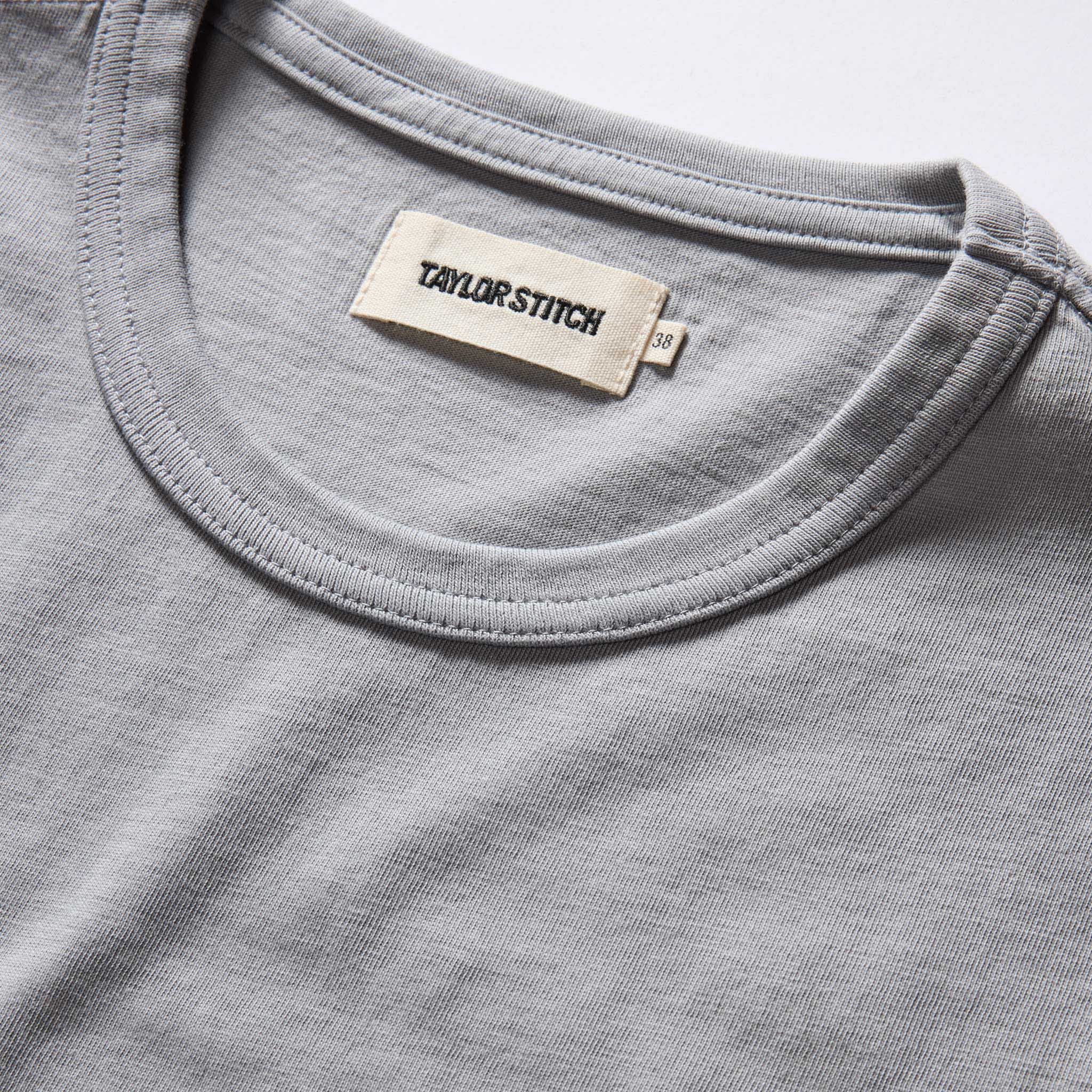 The Organic Cotton Tee in Overcast - Image 6