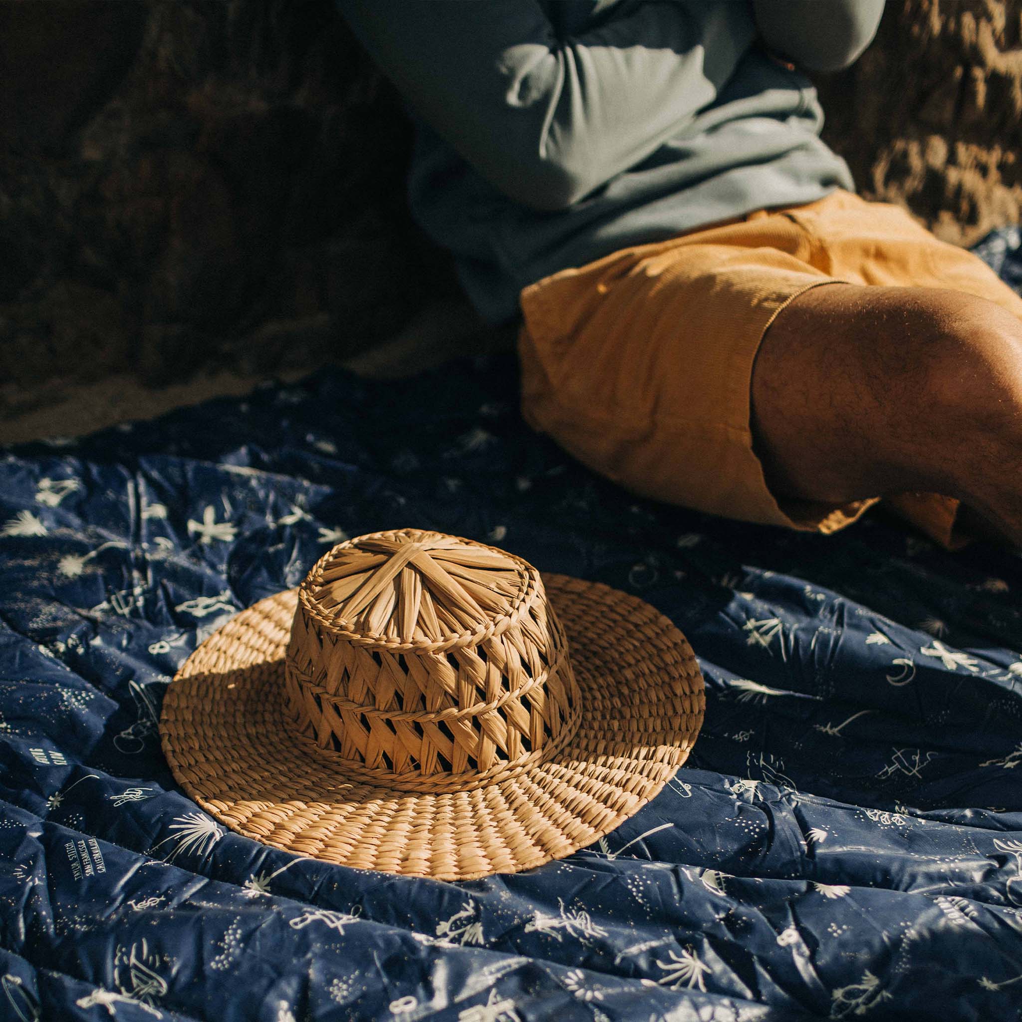 The Original Puffy Blanket in Navy Aloha - Image 4