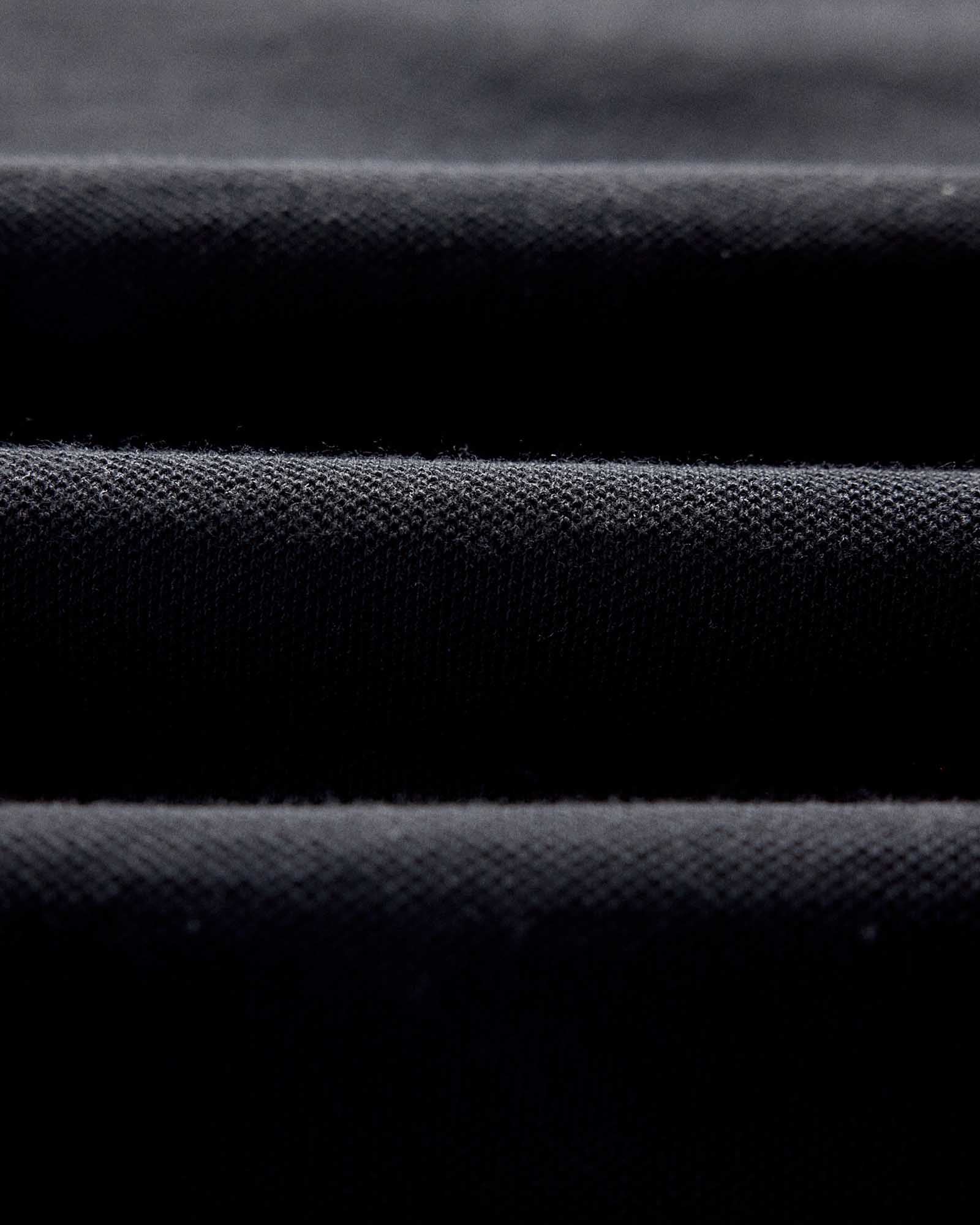 The Pacific Polo in Black Indigo Pique - Image 8