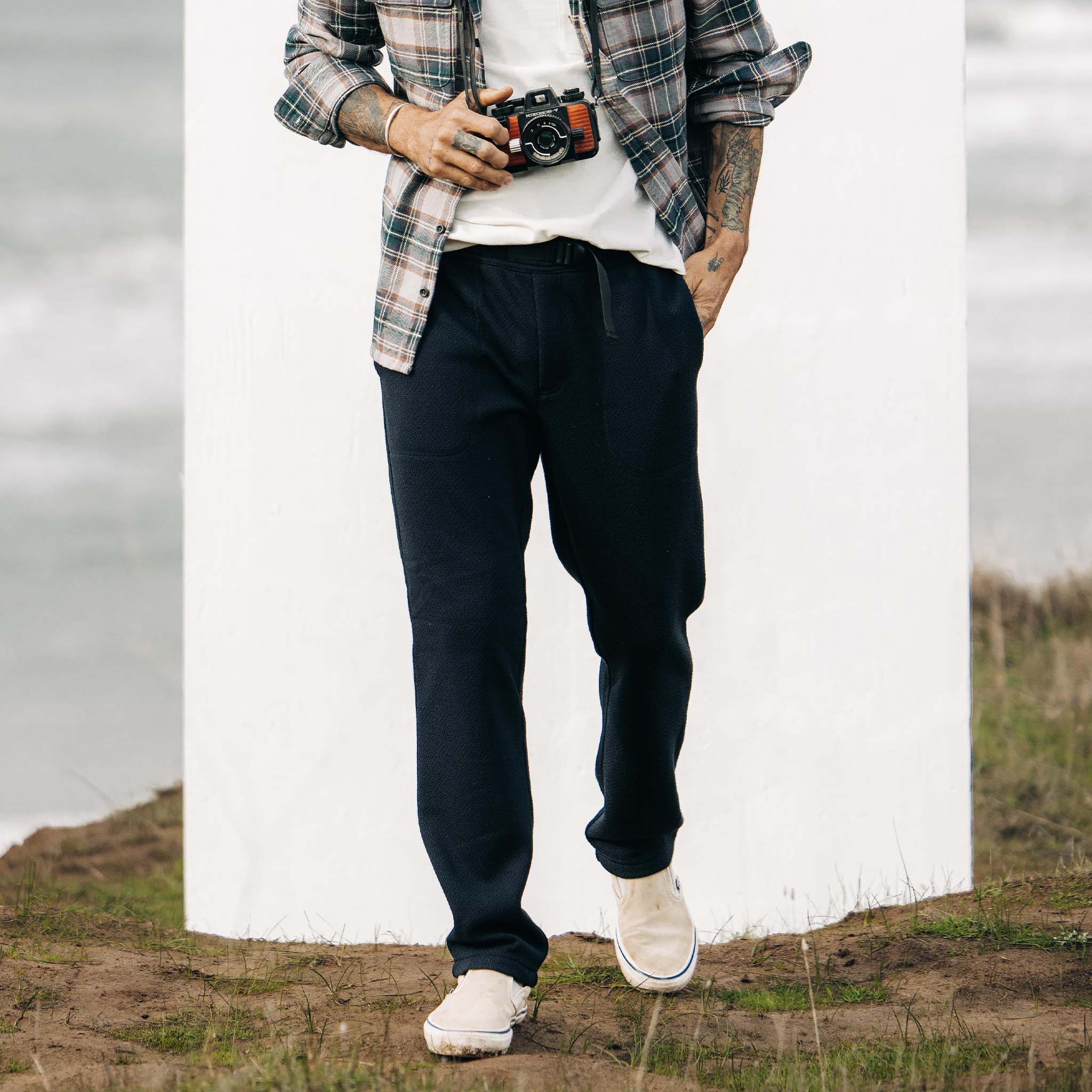The Pack Pant in Coal Fleece - Image 2