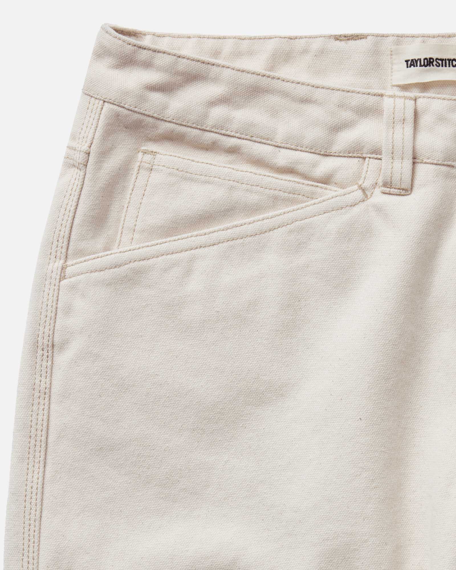The Painter Pant in Seeded Natural Chipped Canvas - Image 5