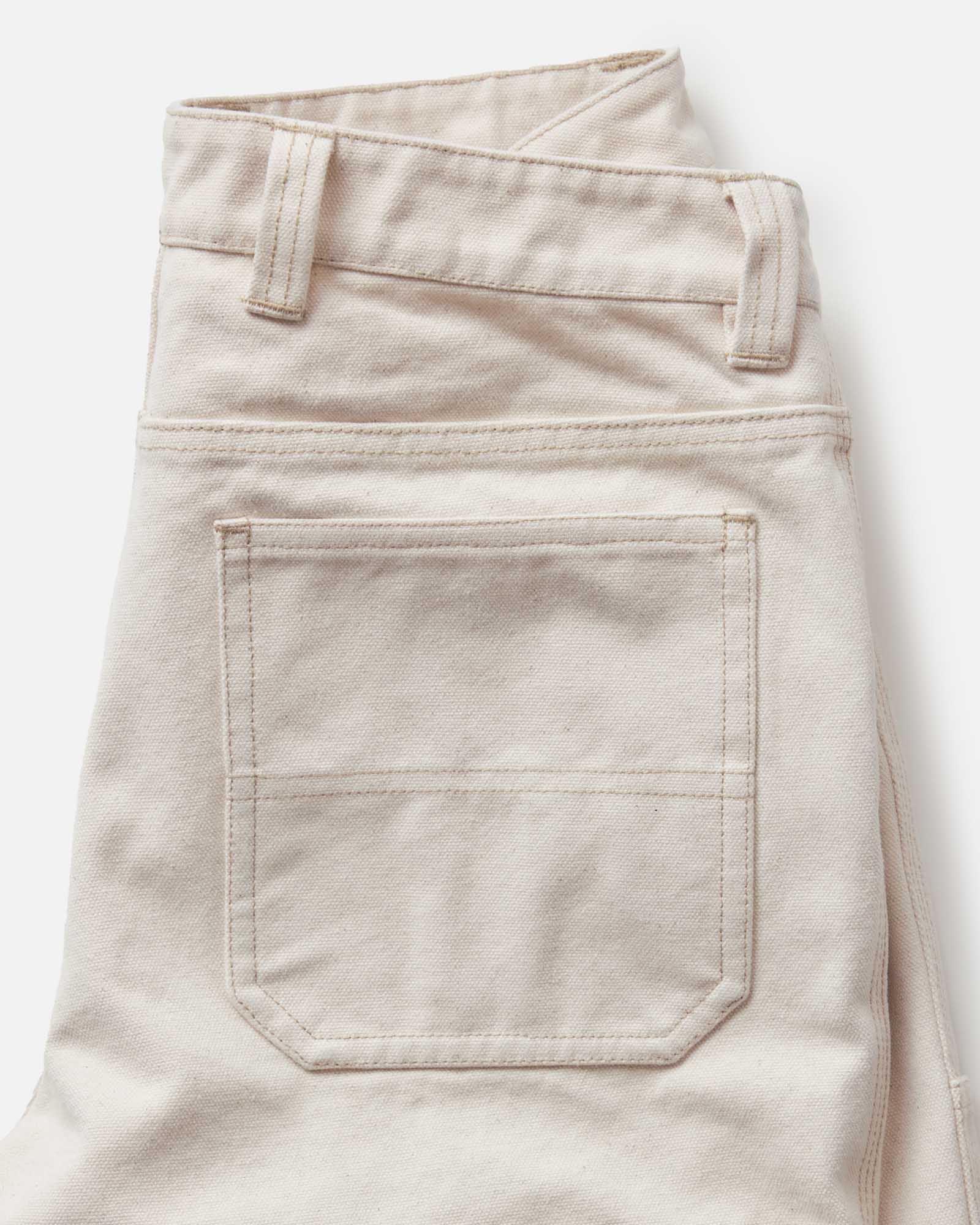 The Painter Pant in Seeded Natural Chipped Canvas - Image 6
