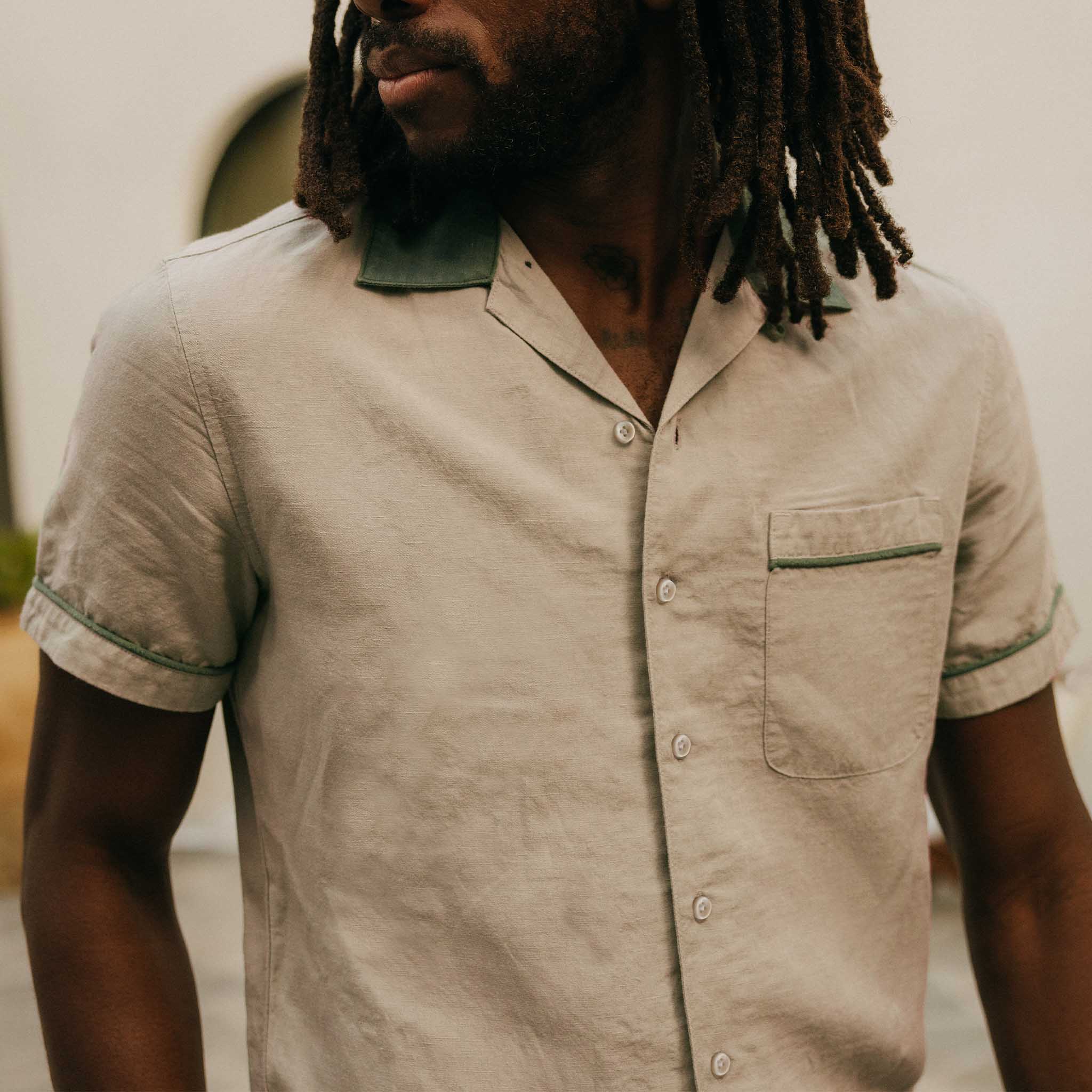 The Palmer Shirt in Cilantro - Image 3