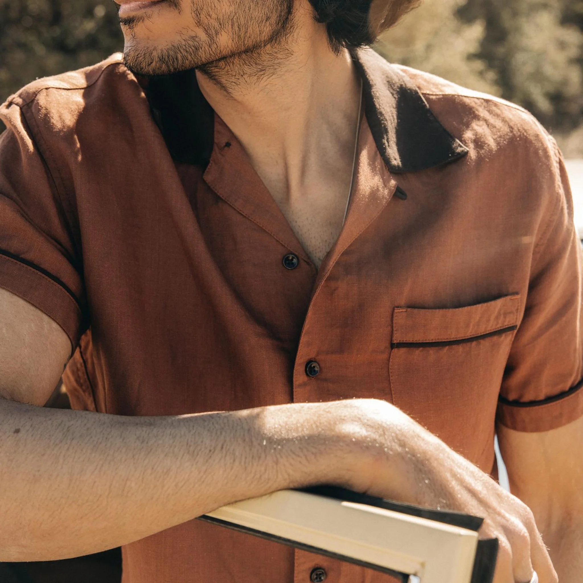 The Palmer Shirt in Dried Guajillo - Image 3