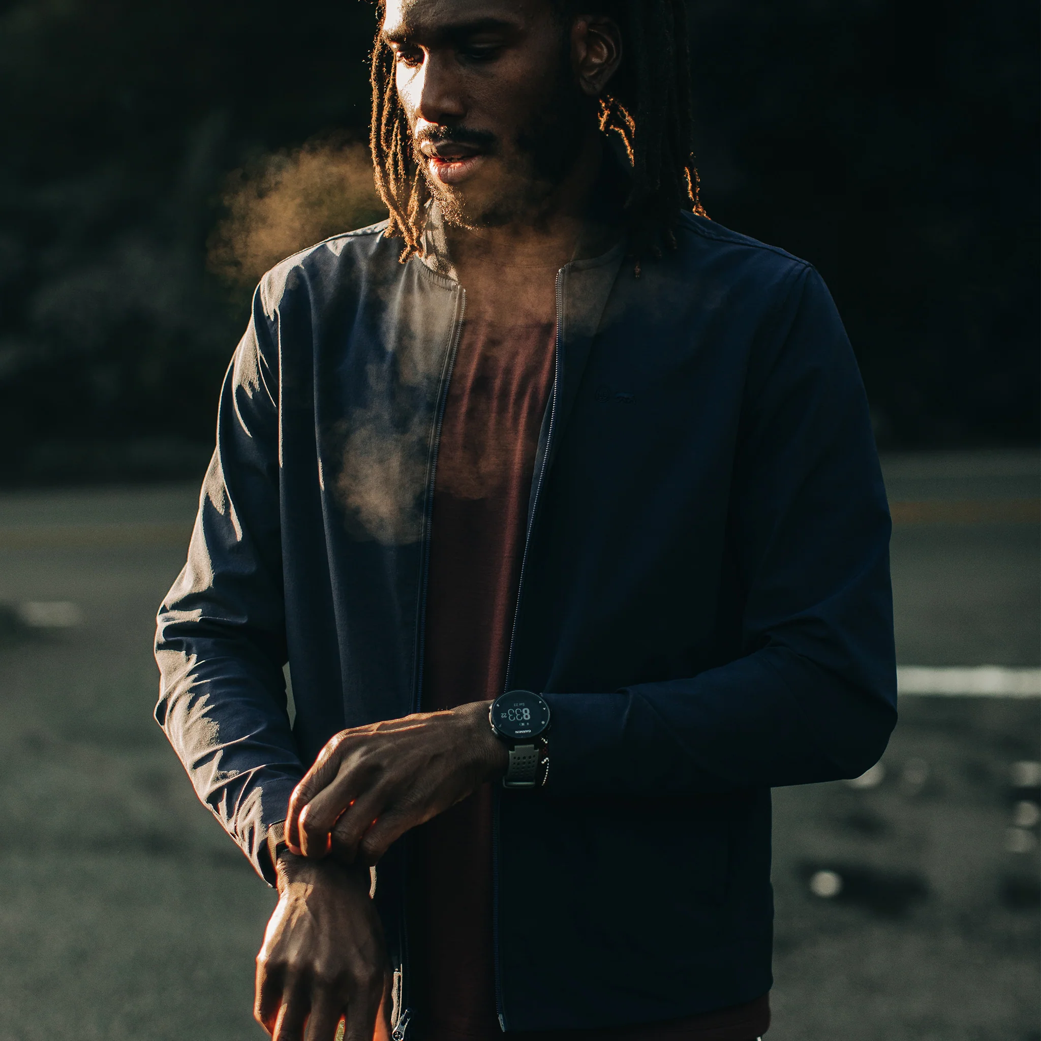 The Park Bomber in Navy - Image 2