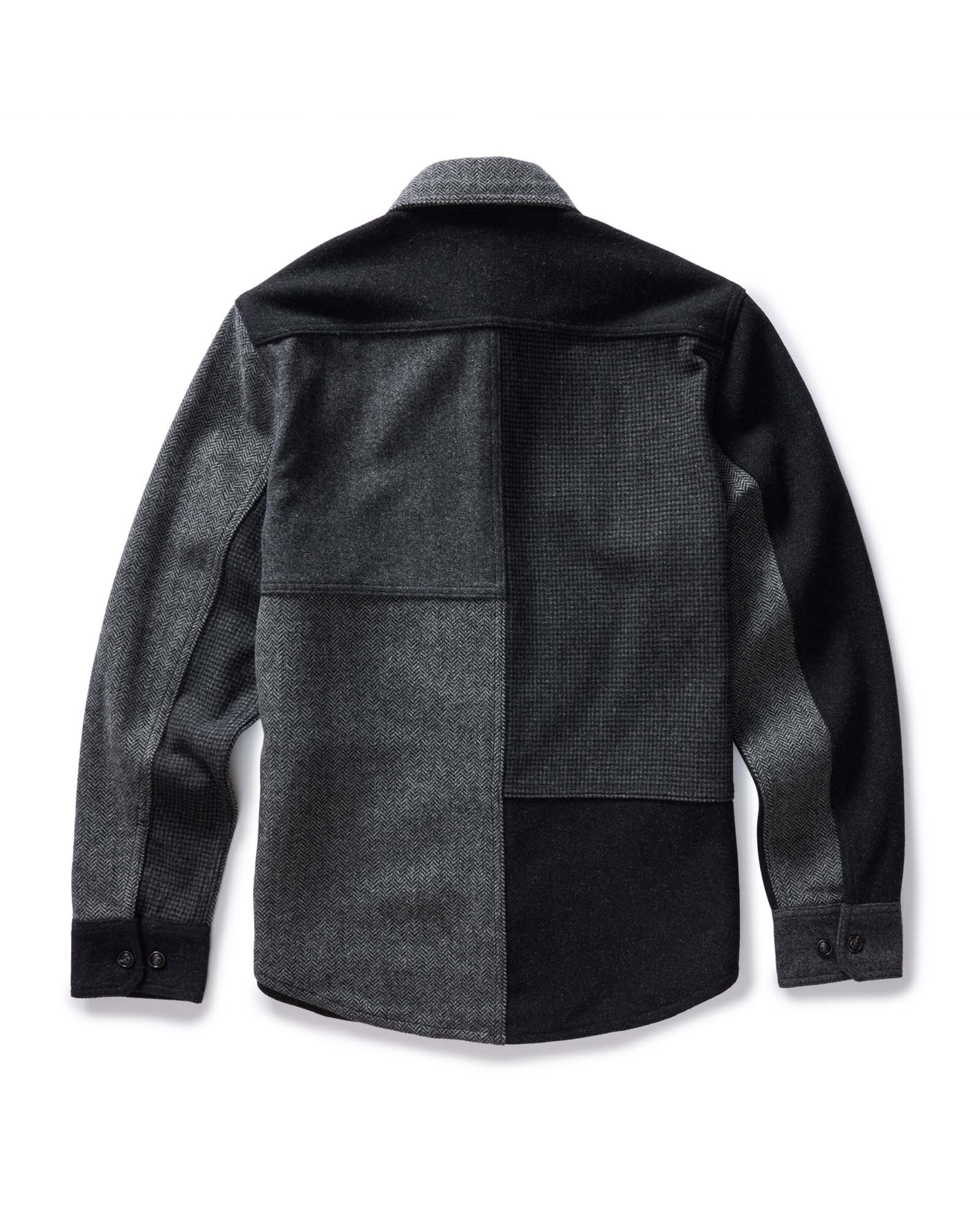 The Patchwork Overshirt in Ash Tweed - Image 6