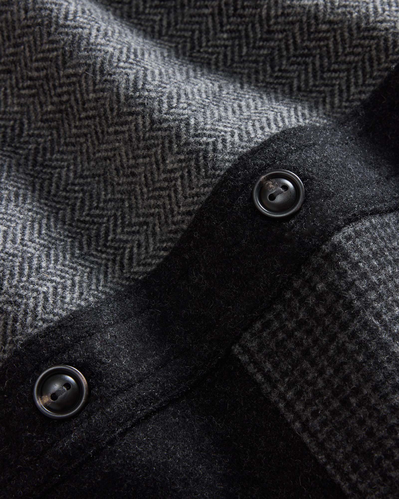 The Patchwork Overshirt in Ash Tweed - Image 8