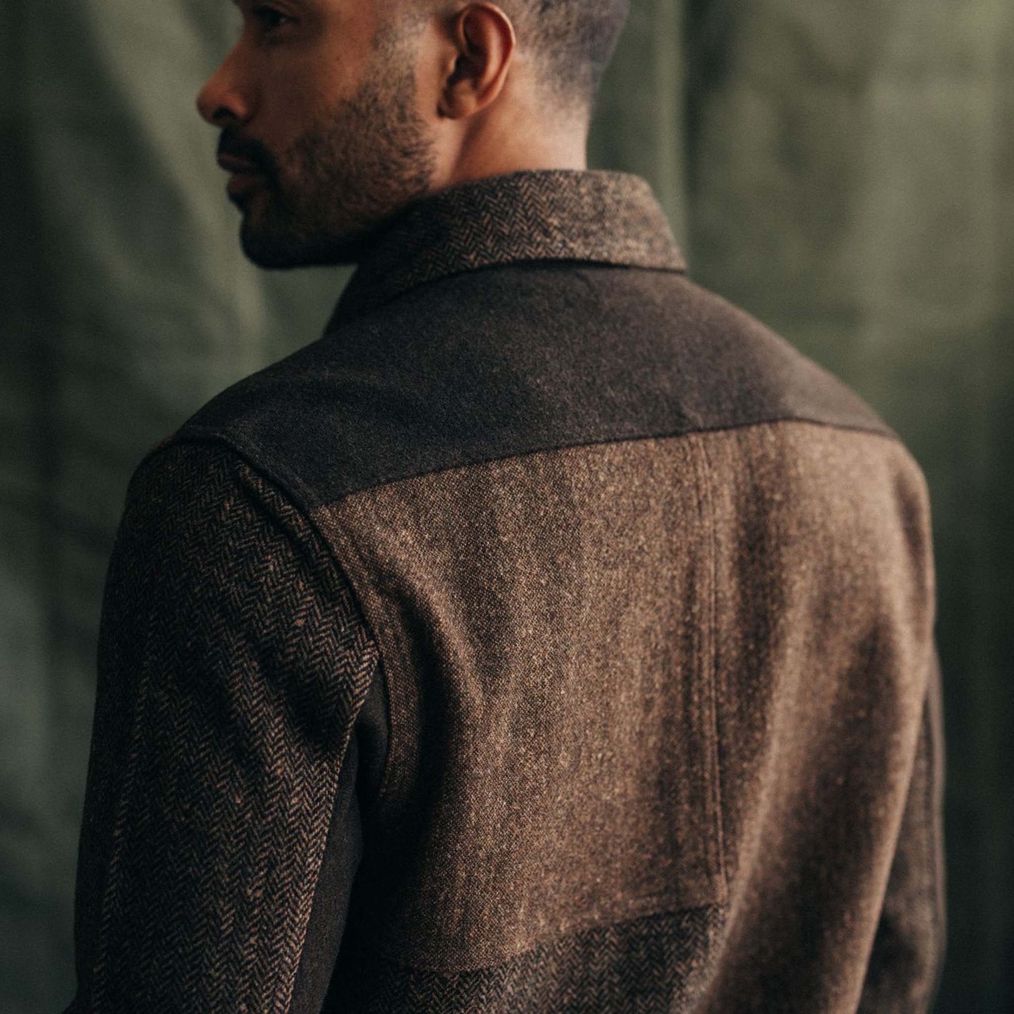 The Patchwork Overshirt in Timber Tweed - Image 4