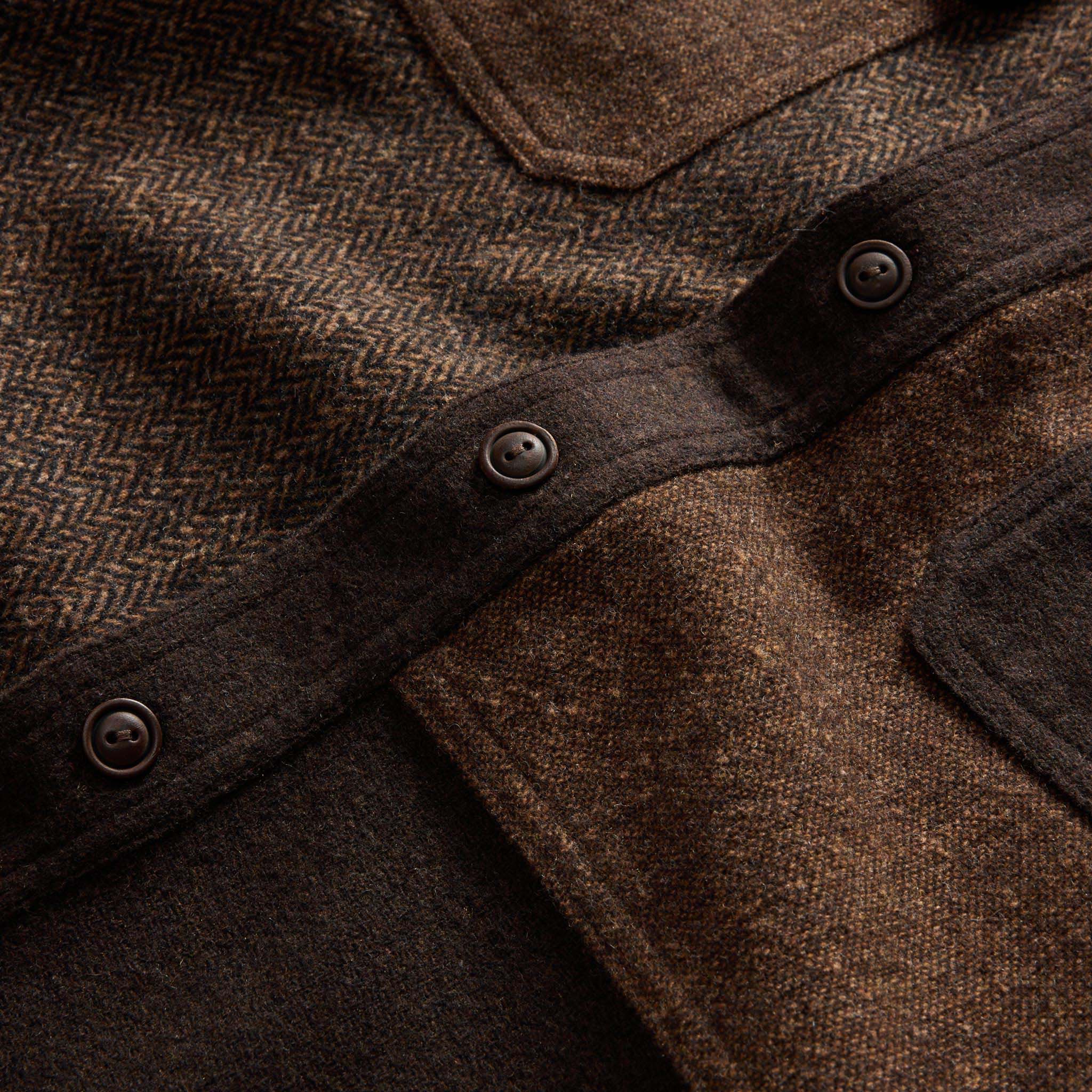 The Patchwork Overshirt in Timber Tweed - Image 9