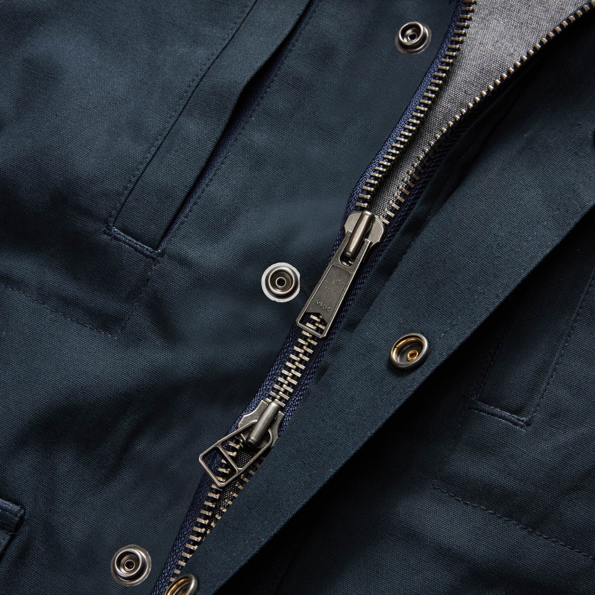 The Pathfinder Jacket in Dark Navy Dry Wax - Image 10