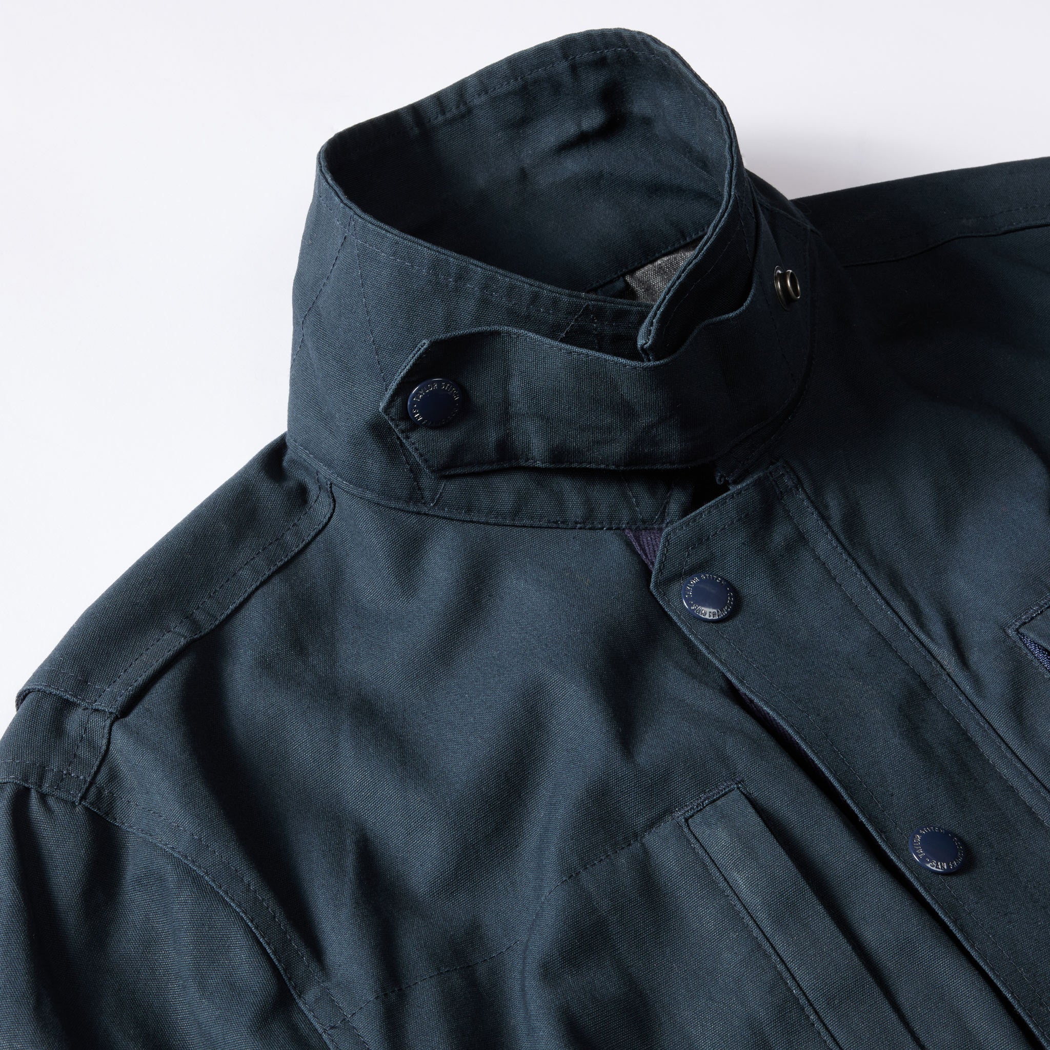 The Pathfinder Jacket in Dark Navy Dry Wax - Image 8