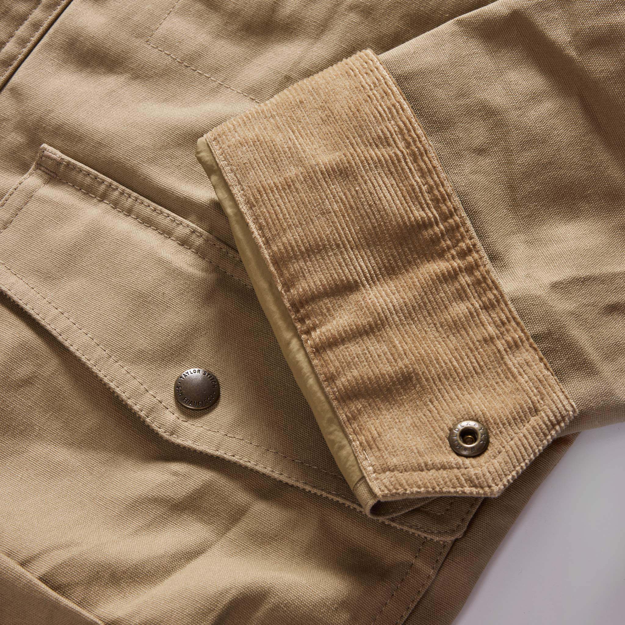 The Pathfinder Jacket in Khaki Dry Wax - Image 7