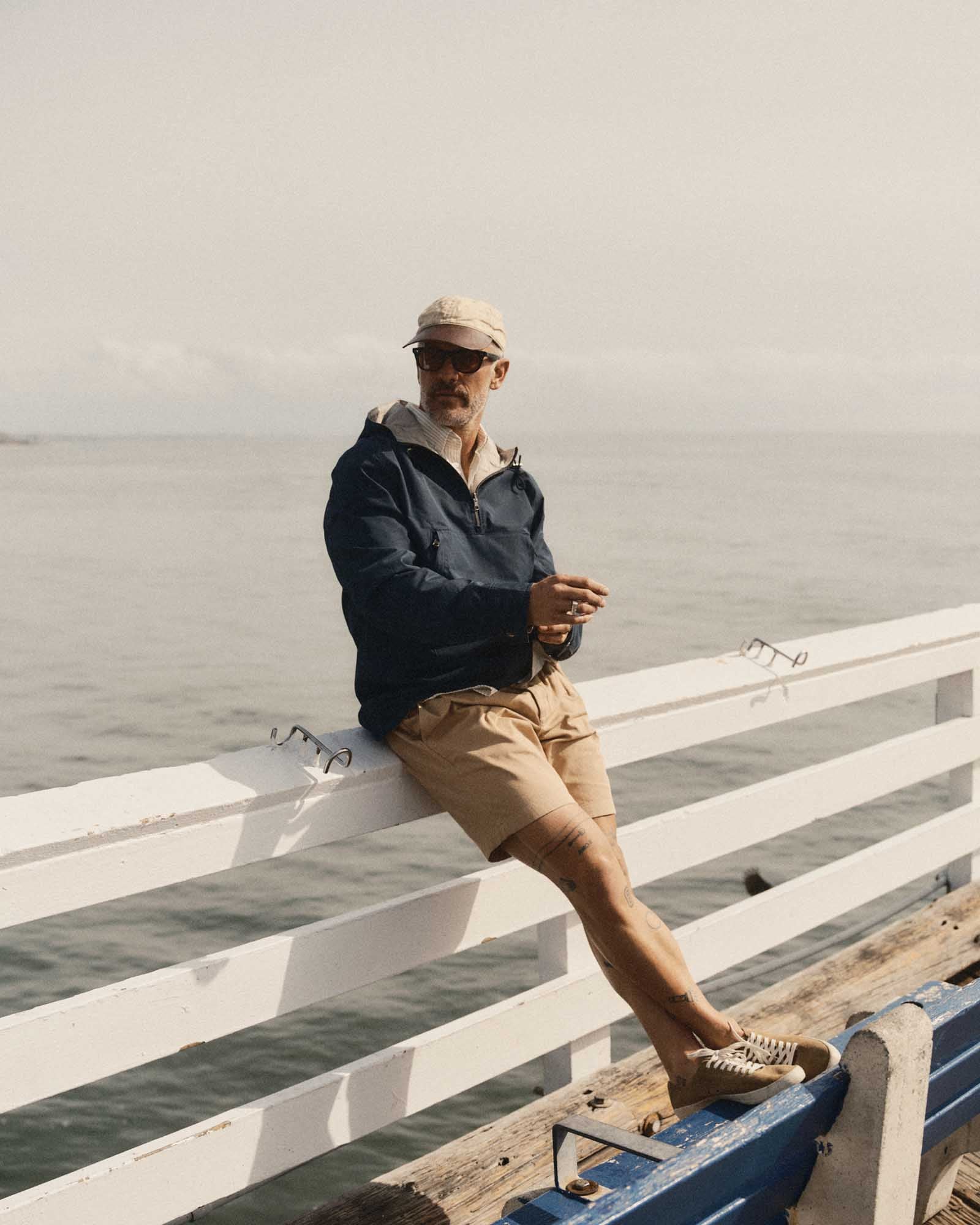 The Pleated Short in Organic Field Khaki Twill - Image 4