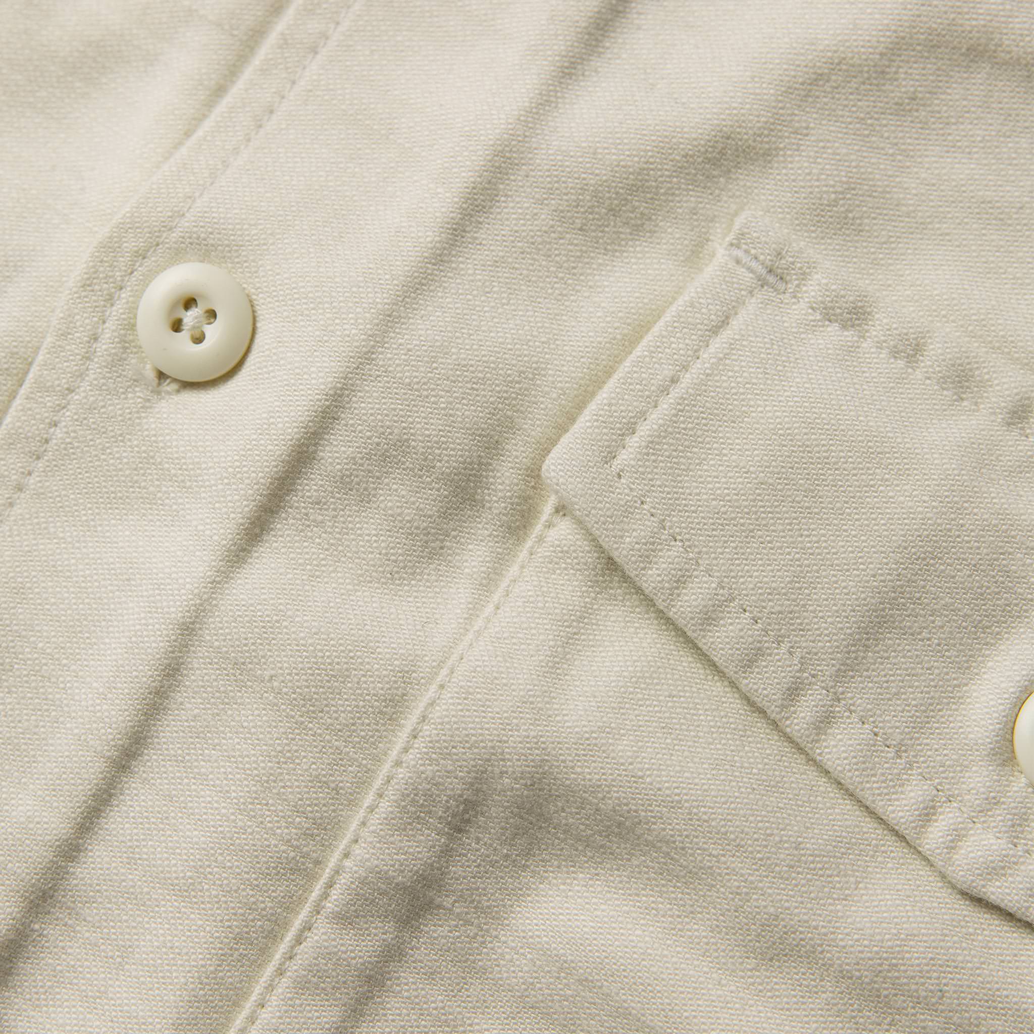 The Point Shirt in Natural Reverse Sateen - Image 8