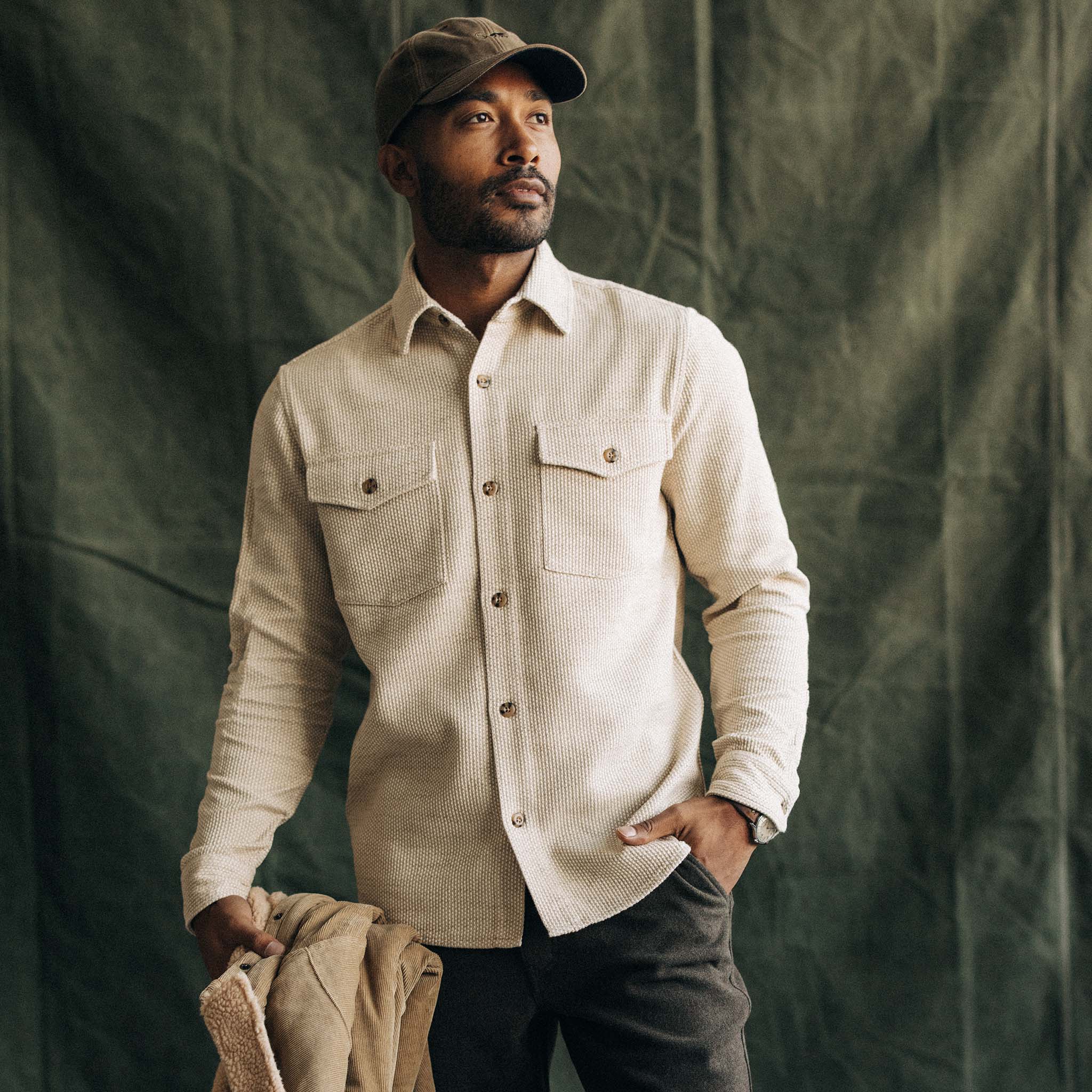 The Point Shirt in Natural Sashiko - Image 2