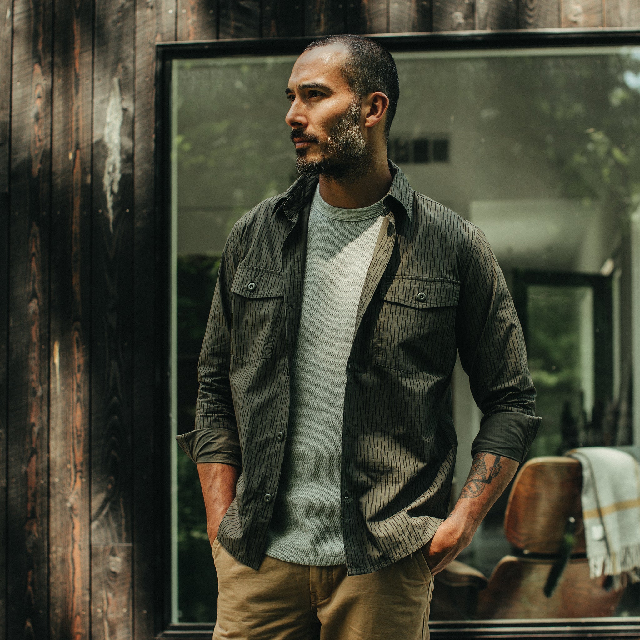 The Point Shirt in Rain Drop Camo - Image 2