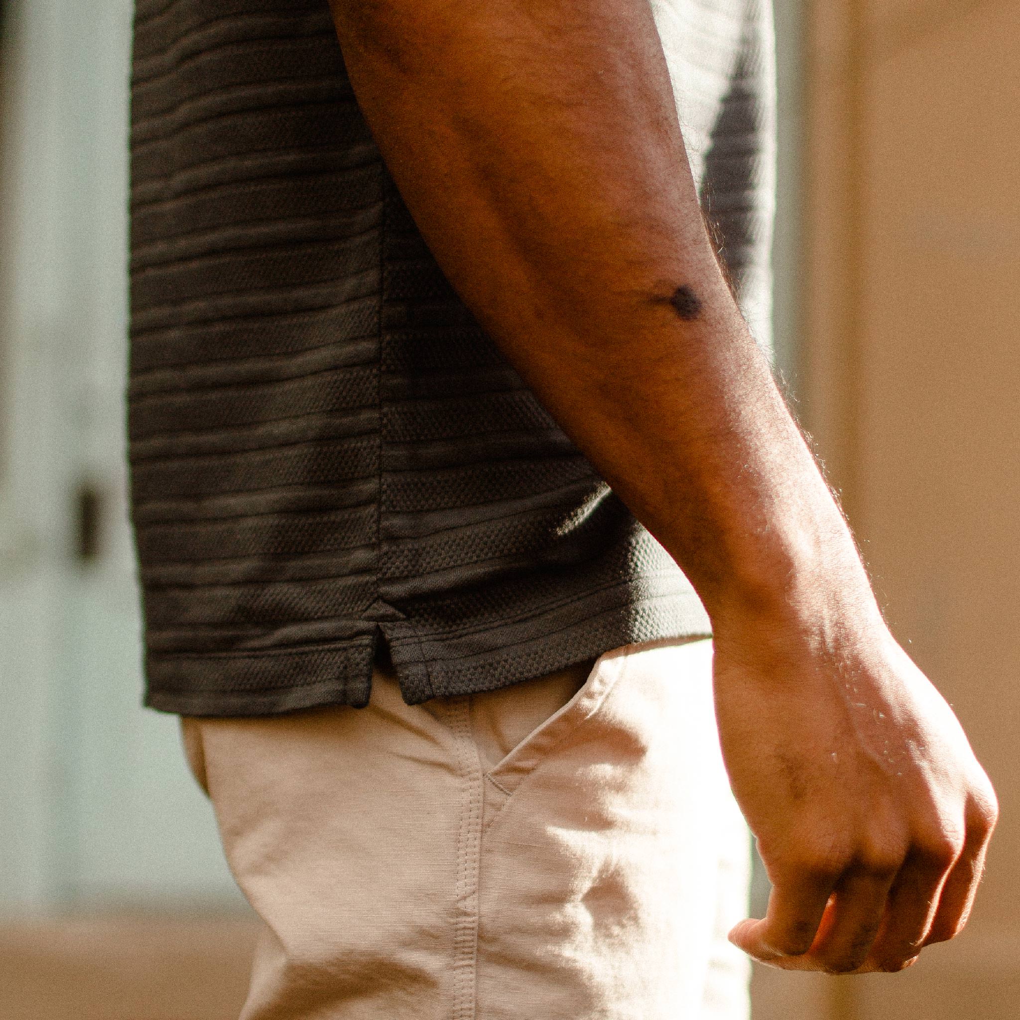The Polo in Dark Slate Jacquard - Image 4
