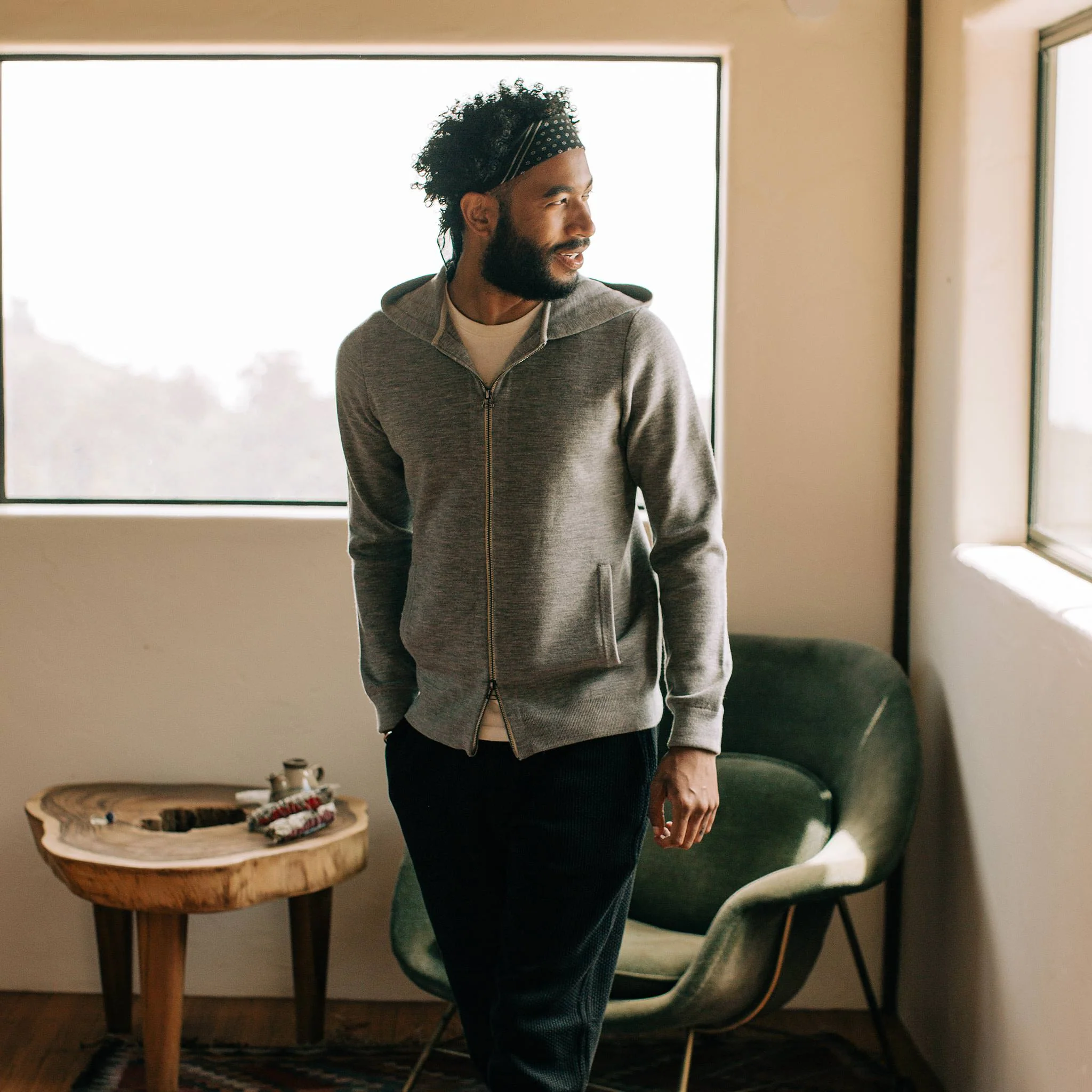 The Portola Hoodie in Aluminum - Image 2