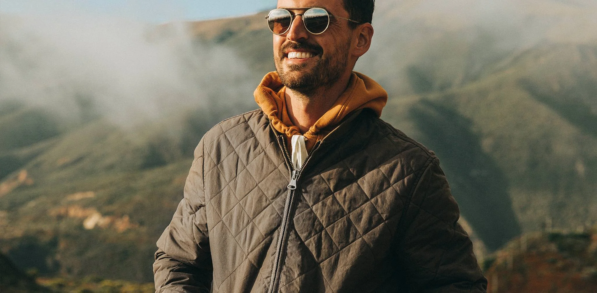 The Quilted Bomber Jacket in Espresso - Image 11