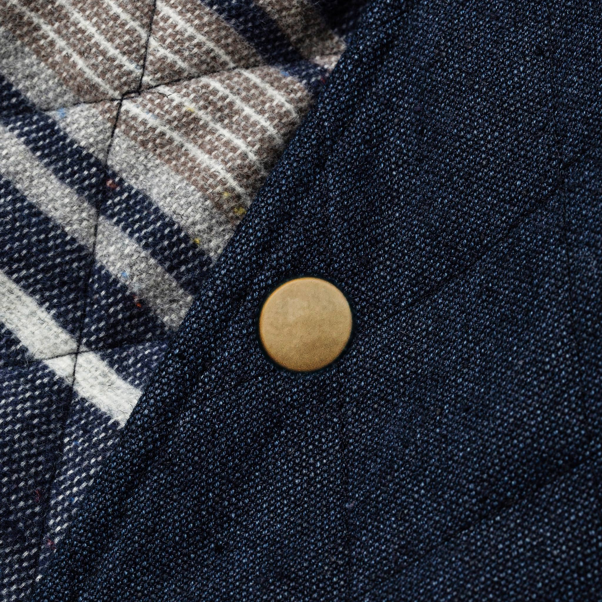 The Quilted Jacket in Indigo Boss Duck - Image 6