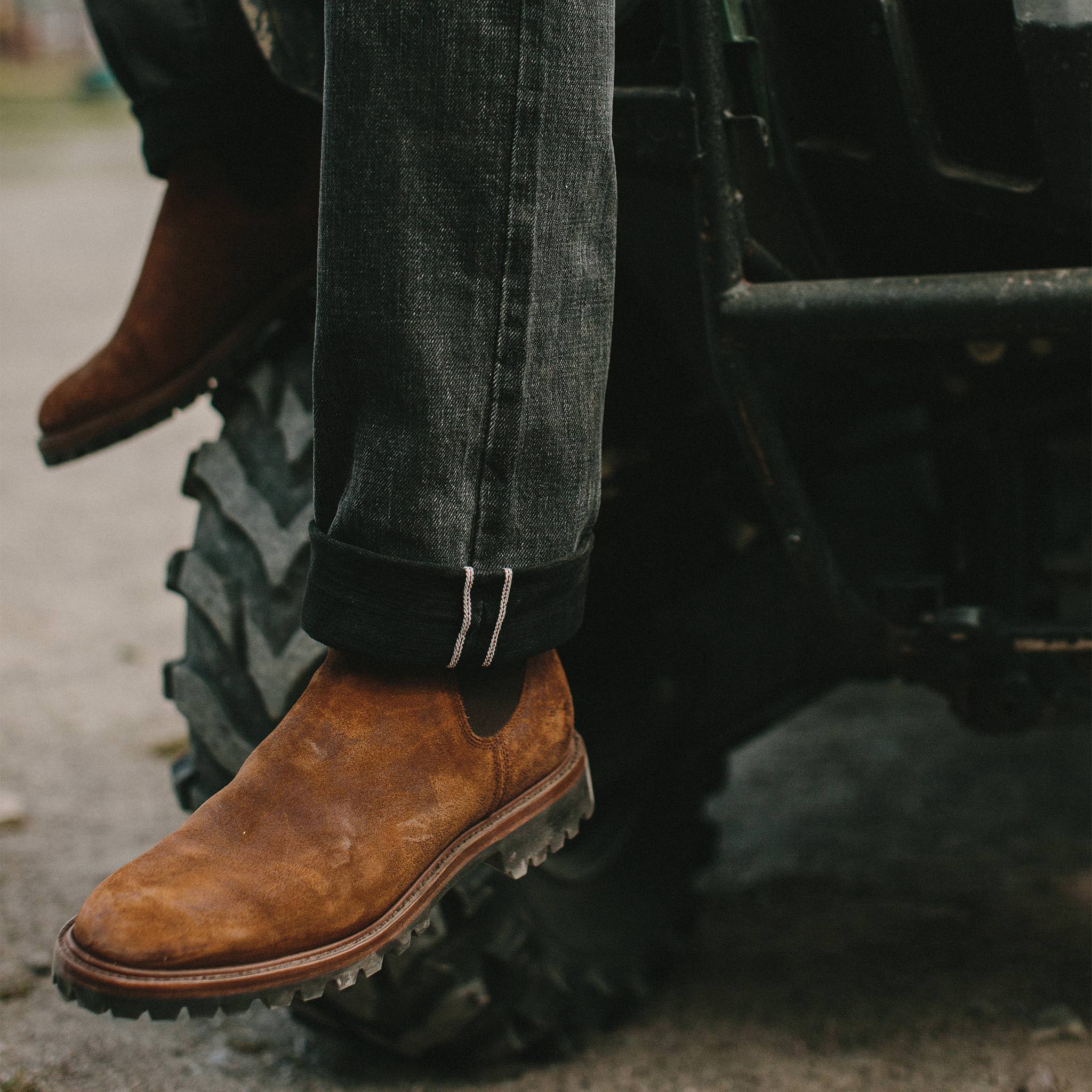 The Ranch Boot in Redwood Waxed Suede - Image 2