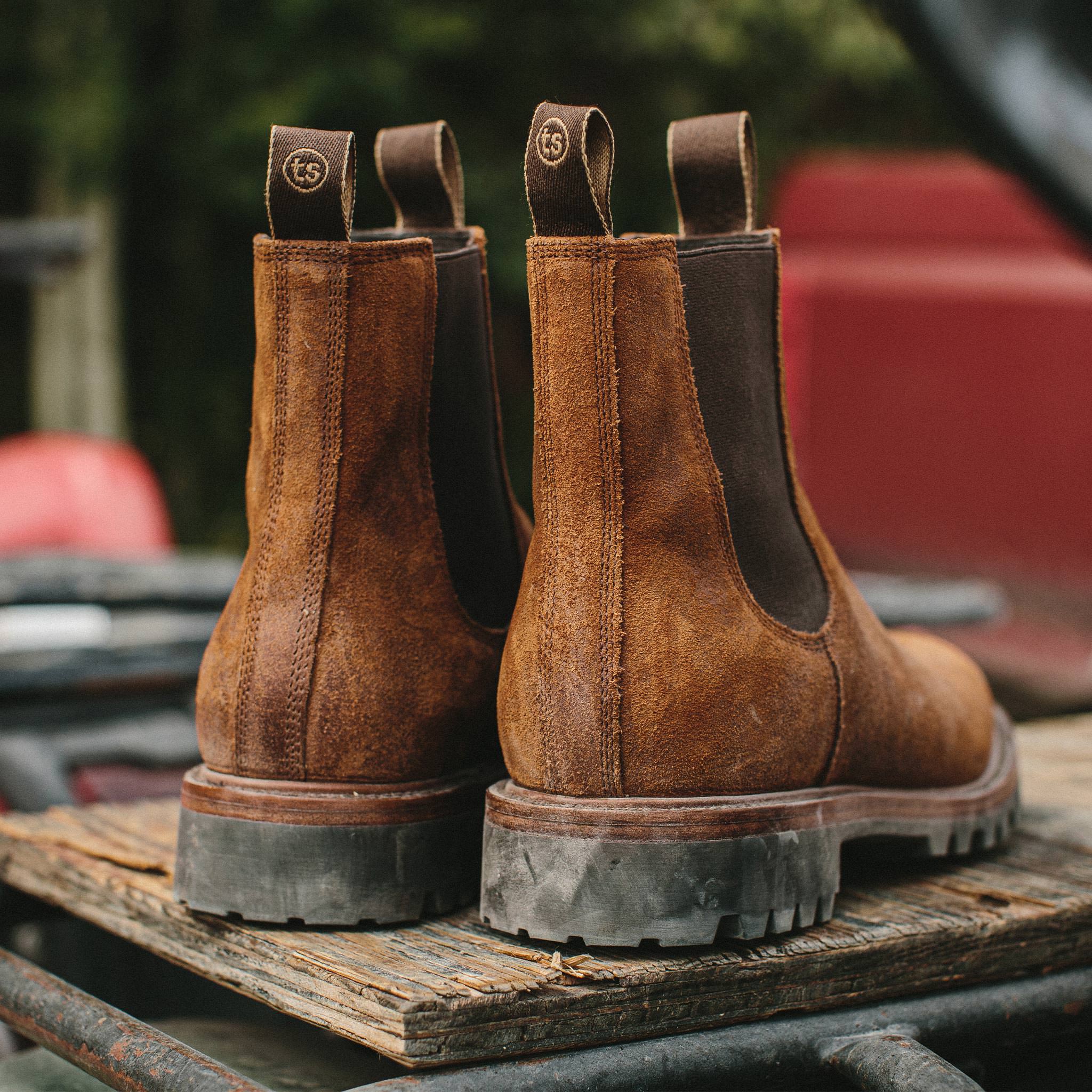 The Ranch Boot in Redwood Waxed Suede - Image 4