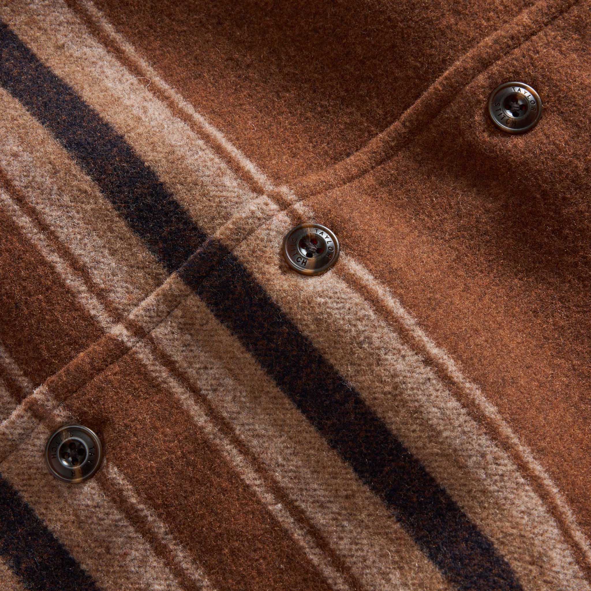 The Ranger Shirt in Tarnished Copper Blanket Stripe - Image 8