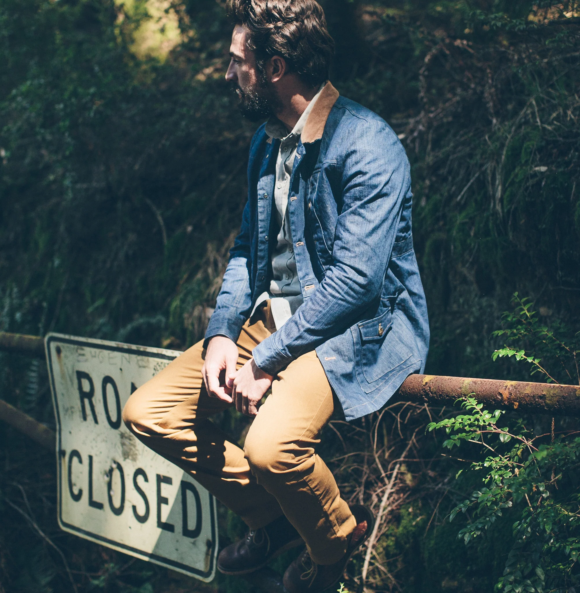Raw Denim Rider Jacket - Image 5
