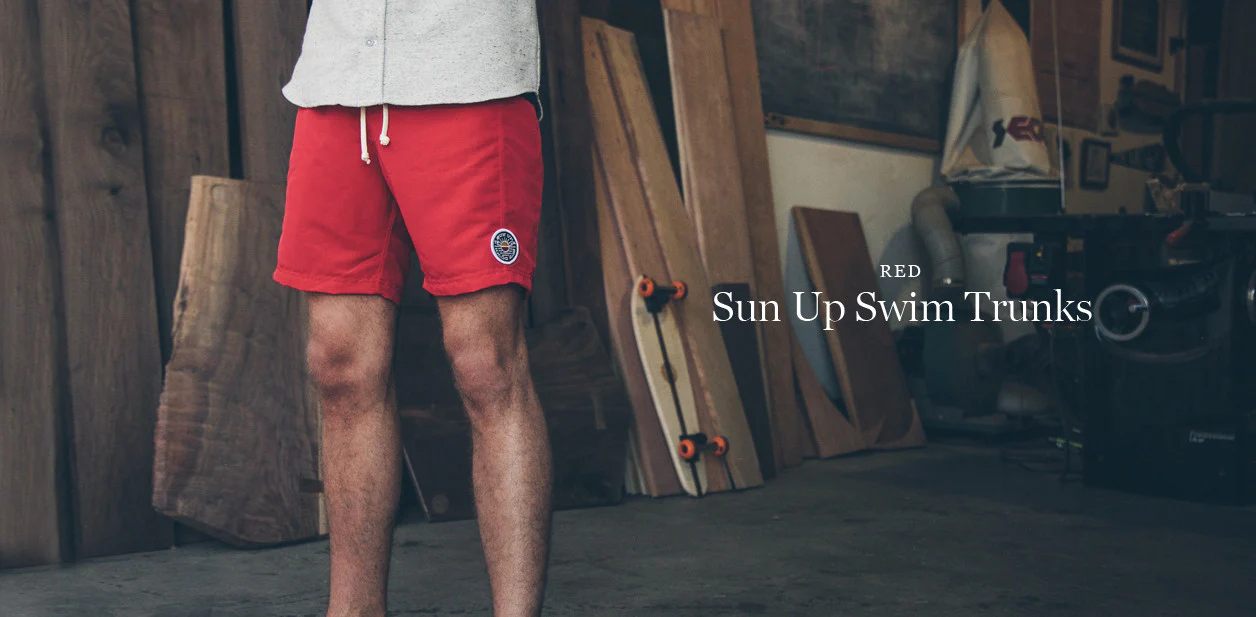 Red Sun Up Swim Trunk - Image 9