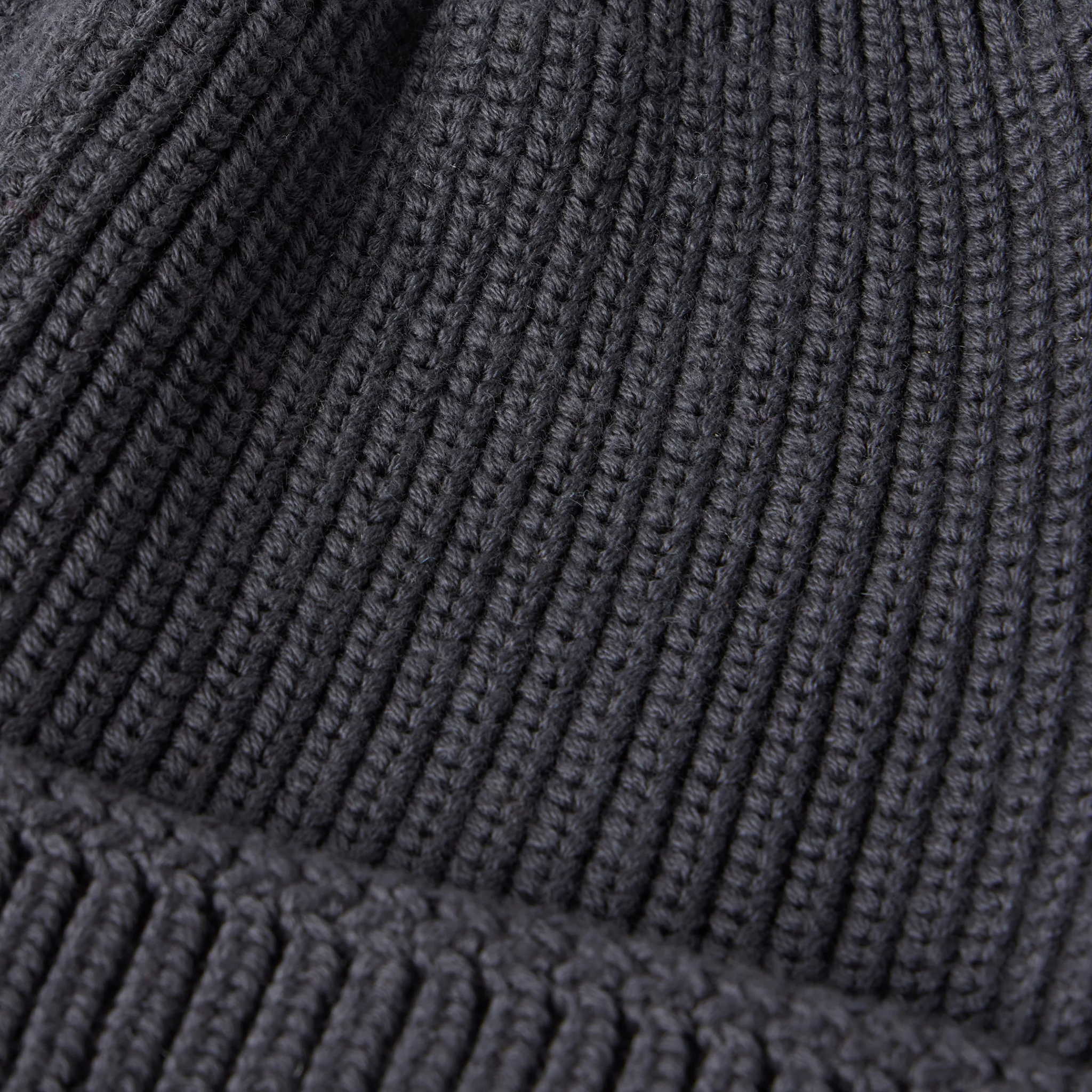 The Rib Beanie in Granite - Image 4