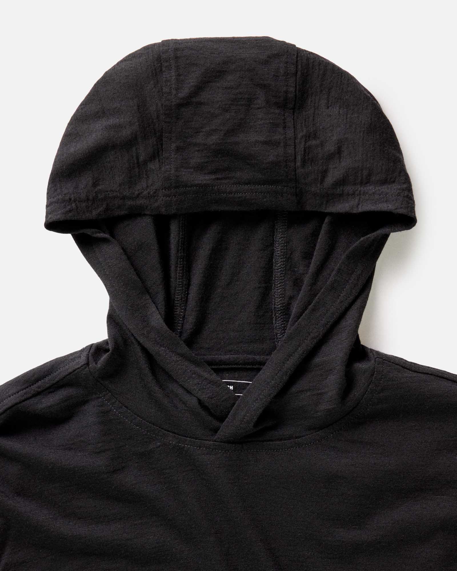 The Ridgeline Merino Hoodie in Coal - Image 4