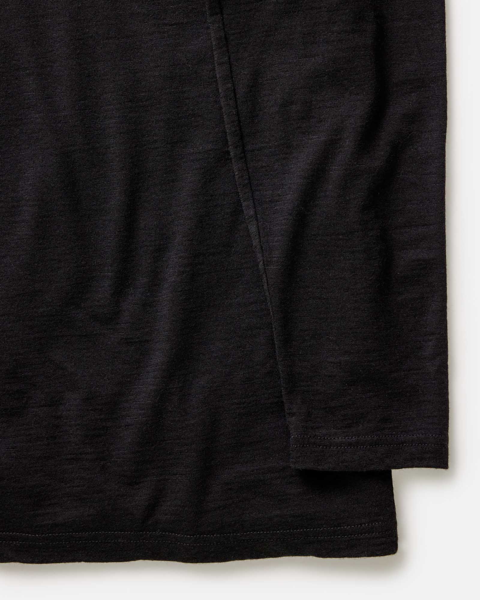 The Ridgeline Merino Hoodie in Coal - Image 5