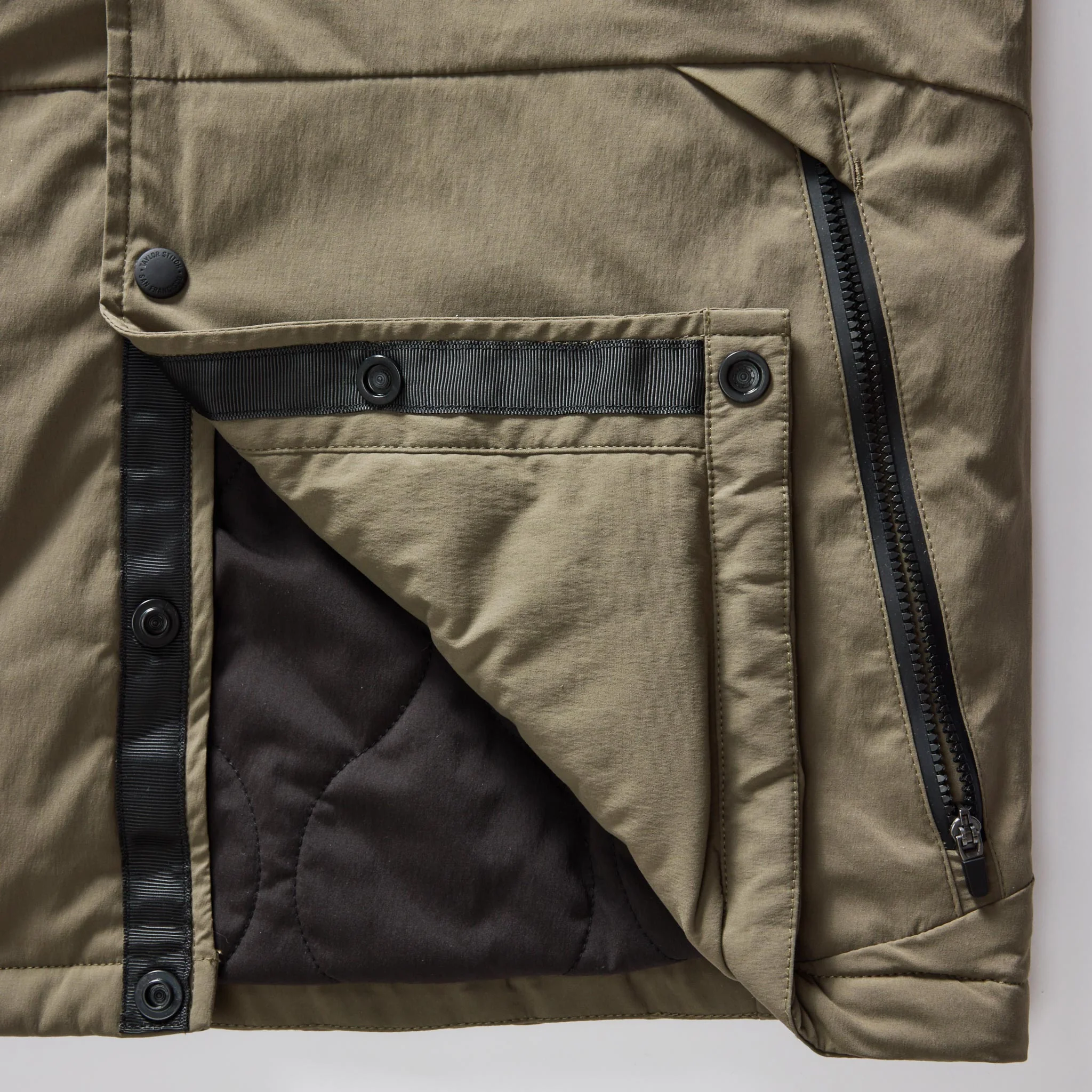The Ridgeline Overshirt in Fatigue Olive - Image 10