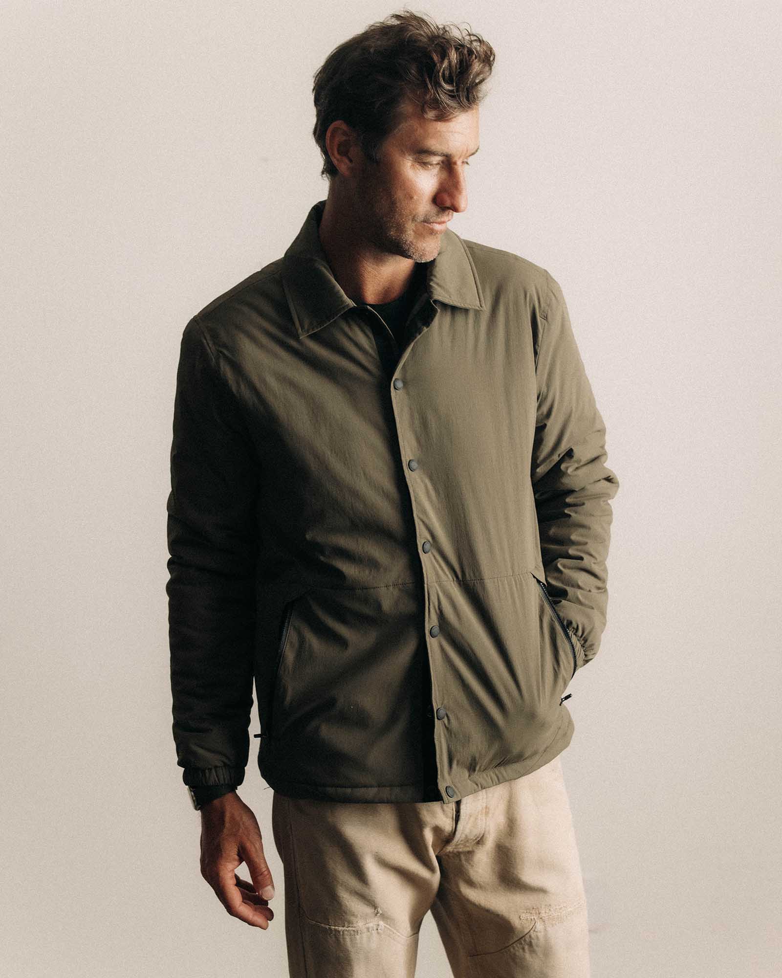The Ridgeline Overshirt in Fatigue Olive - Image 2