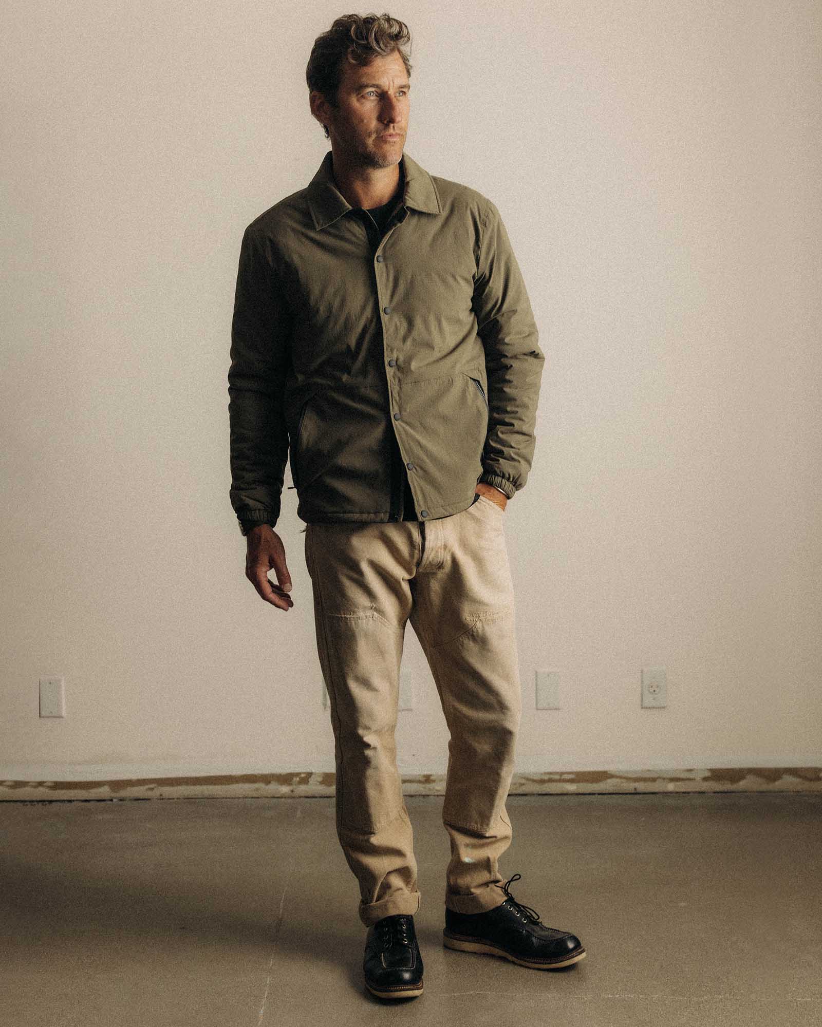 The Ridgeline Overshirt in Fatigue Olive - Image 4