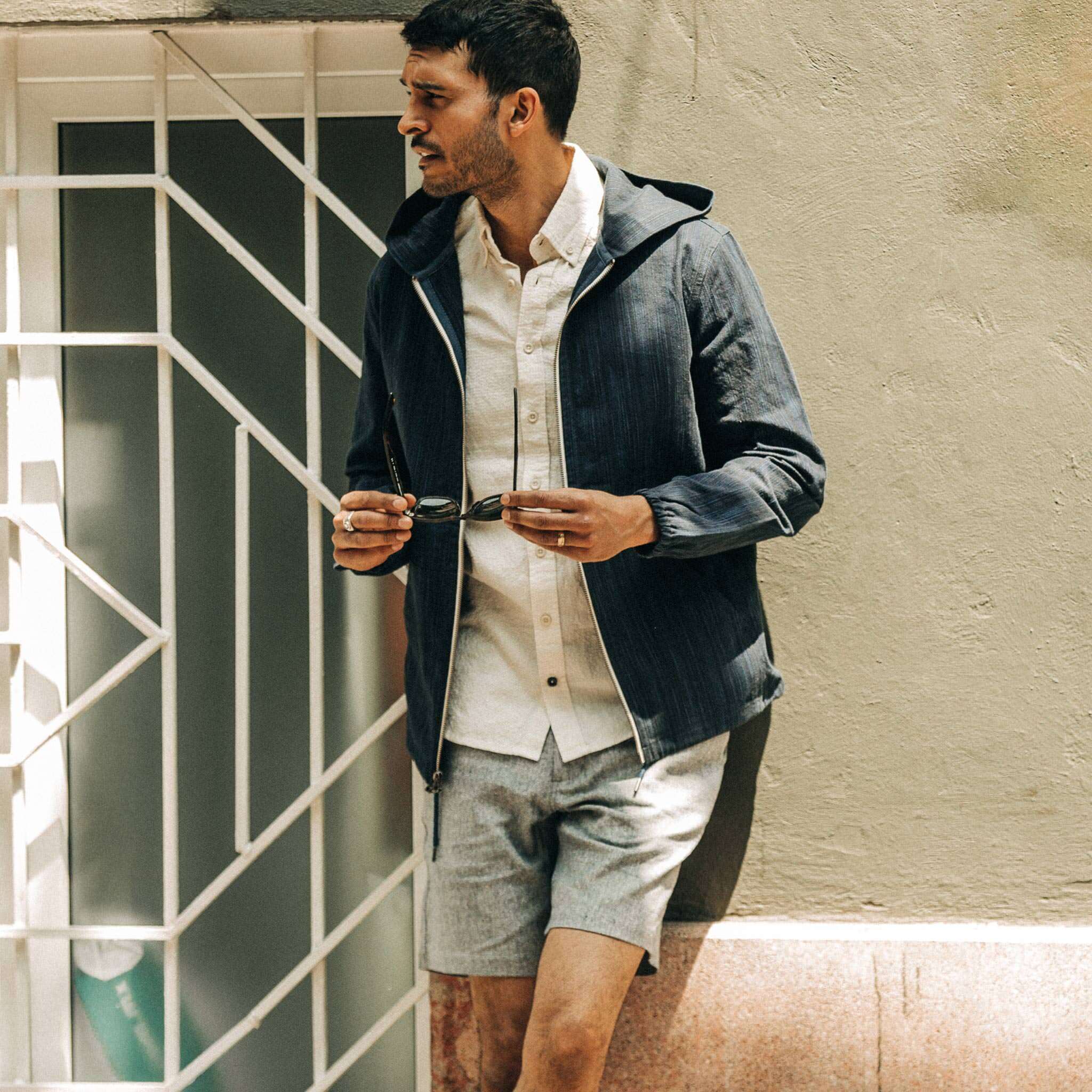 The Riptide Jacket in Indigo Slub - Image 2