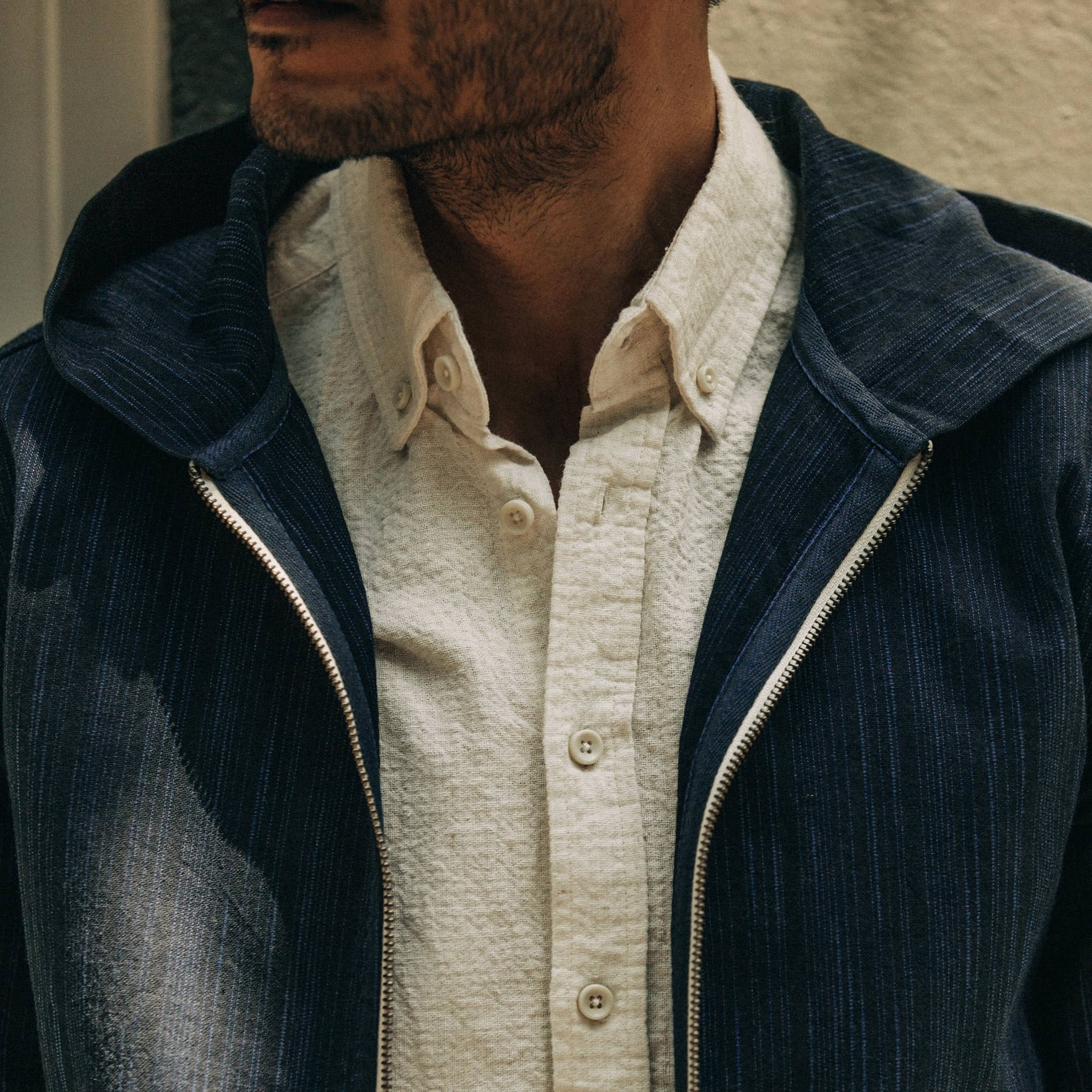 The Riptide Jacket in Indigo Slub - Image 3