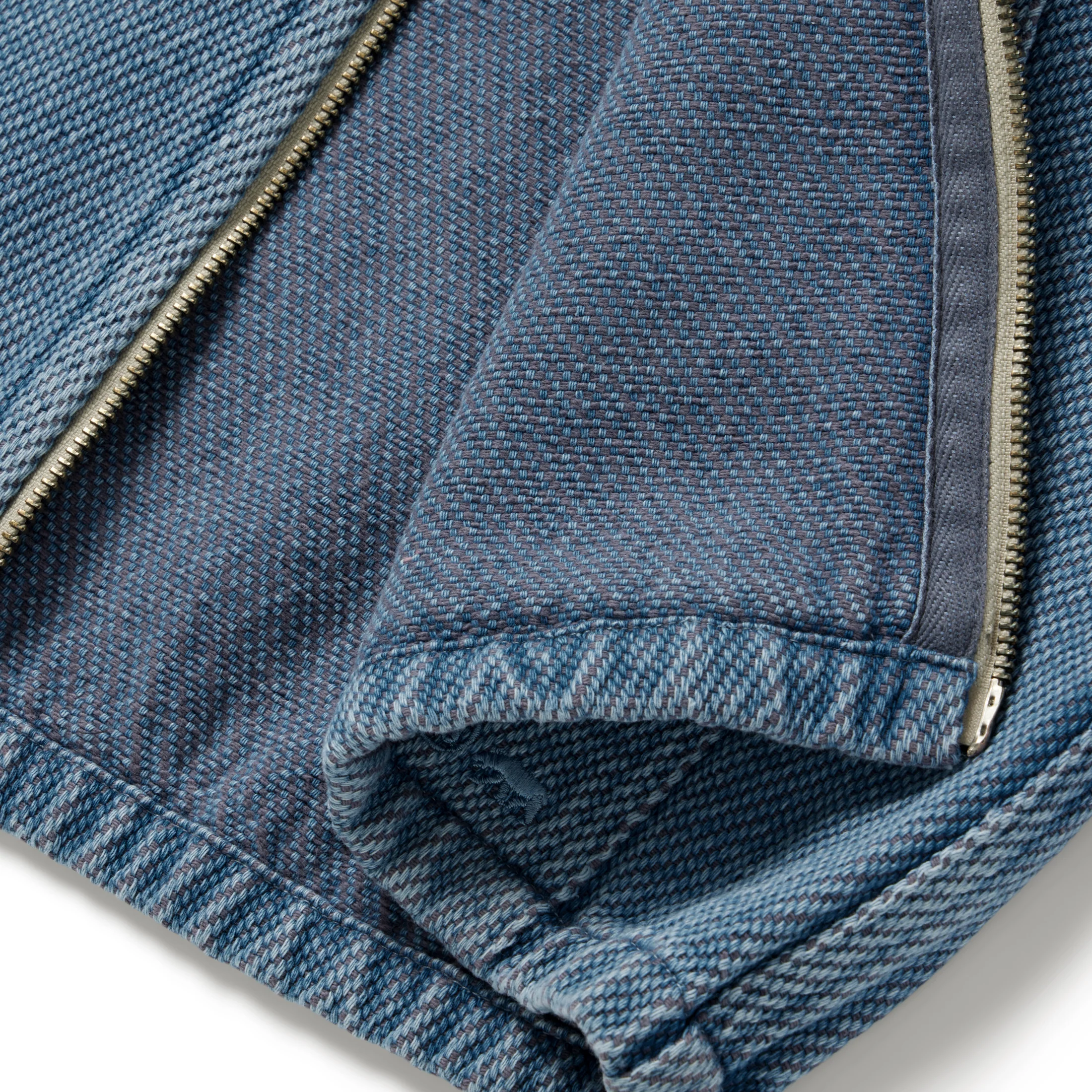 The Riptide Jacket in Washed Indigo Twill - Image 7