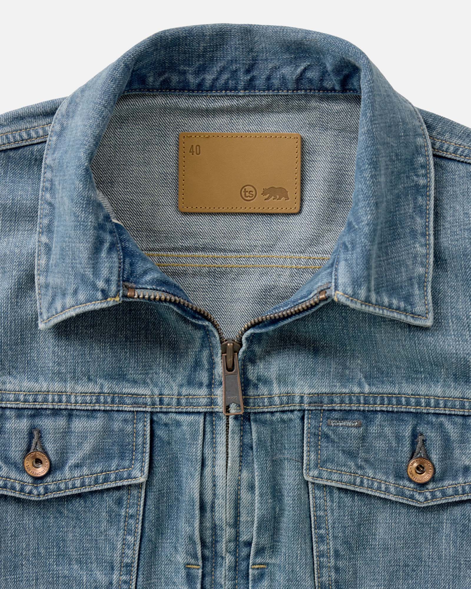 The Roper Jacket in Vintage Wash Organic Selvedge - Image 5