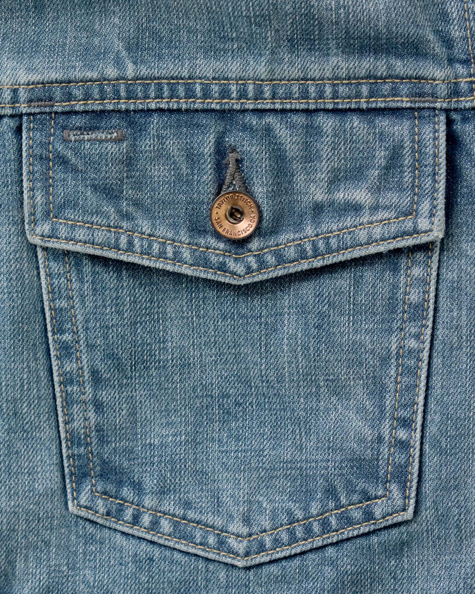 The Roper Jacket in Vintage Wash Organic Selvedge - Image 6